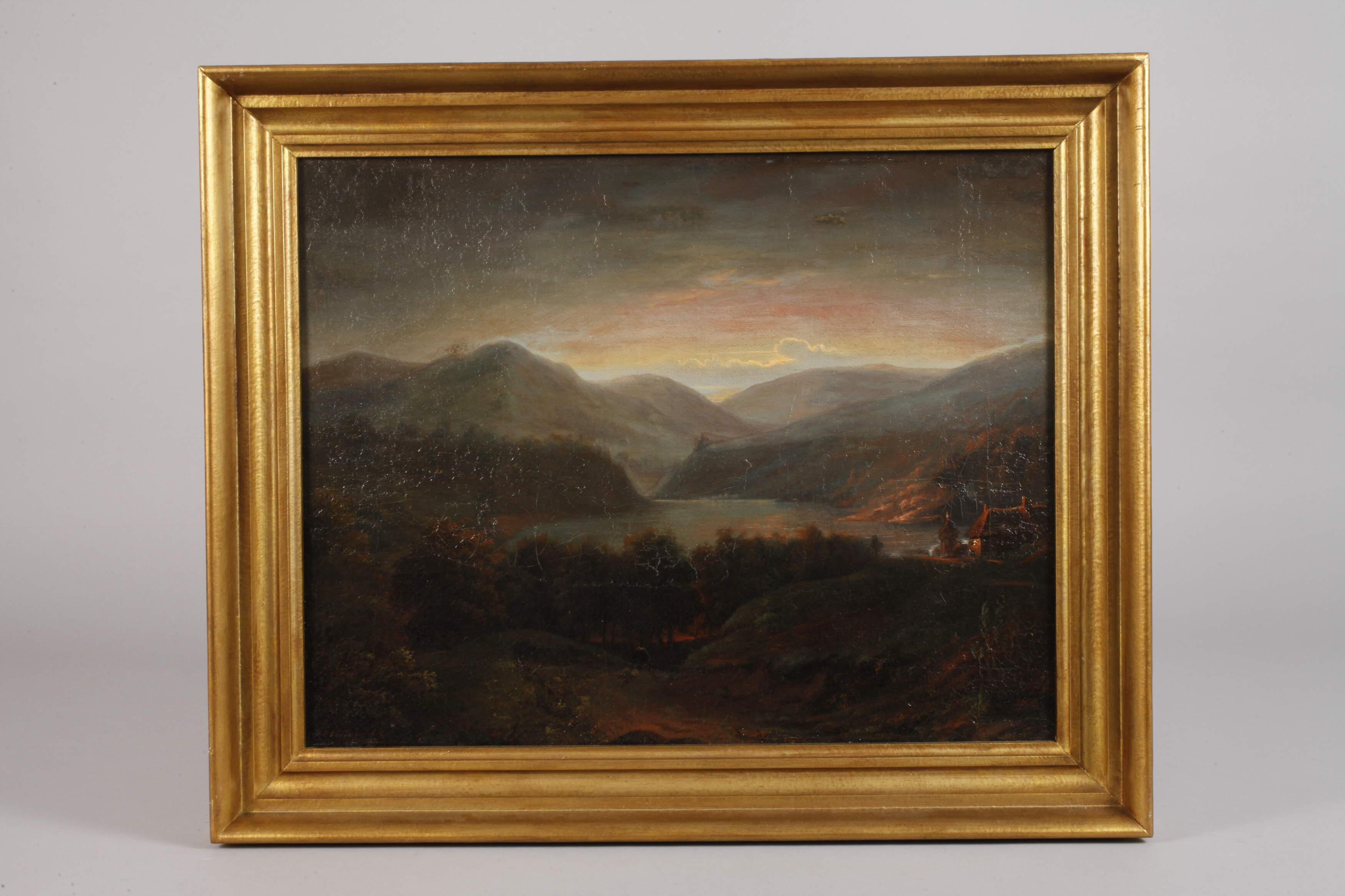 Heinrich Hartung IV, Evening Landscape - Image 2 of 5