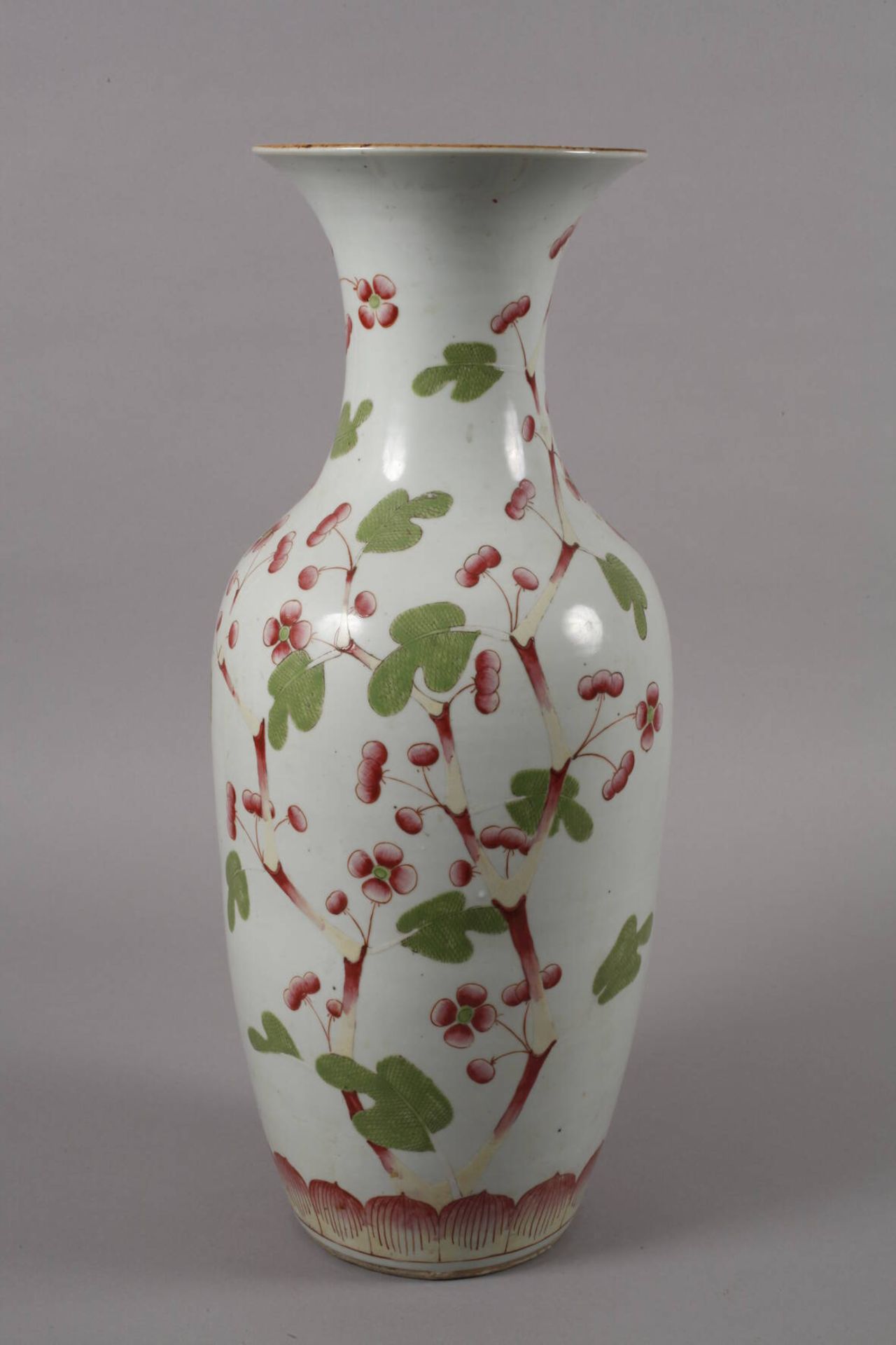 Bottom vase Famille rose - Image 3 of 5