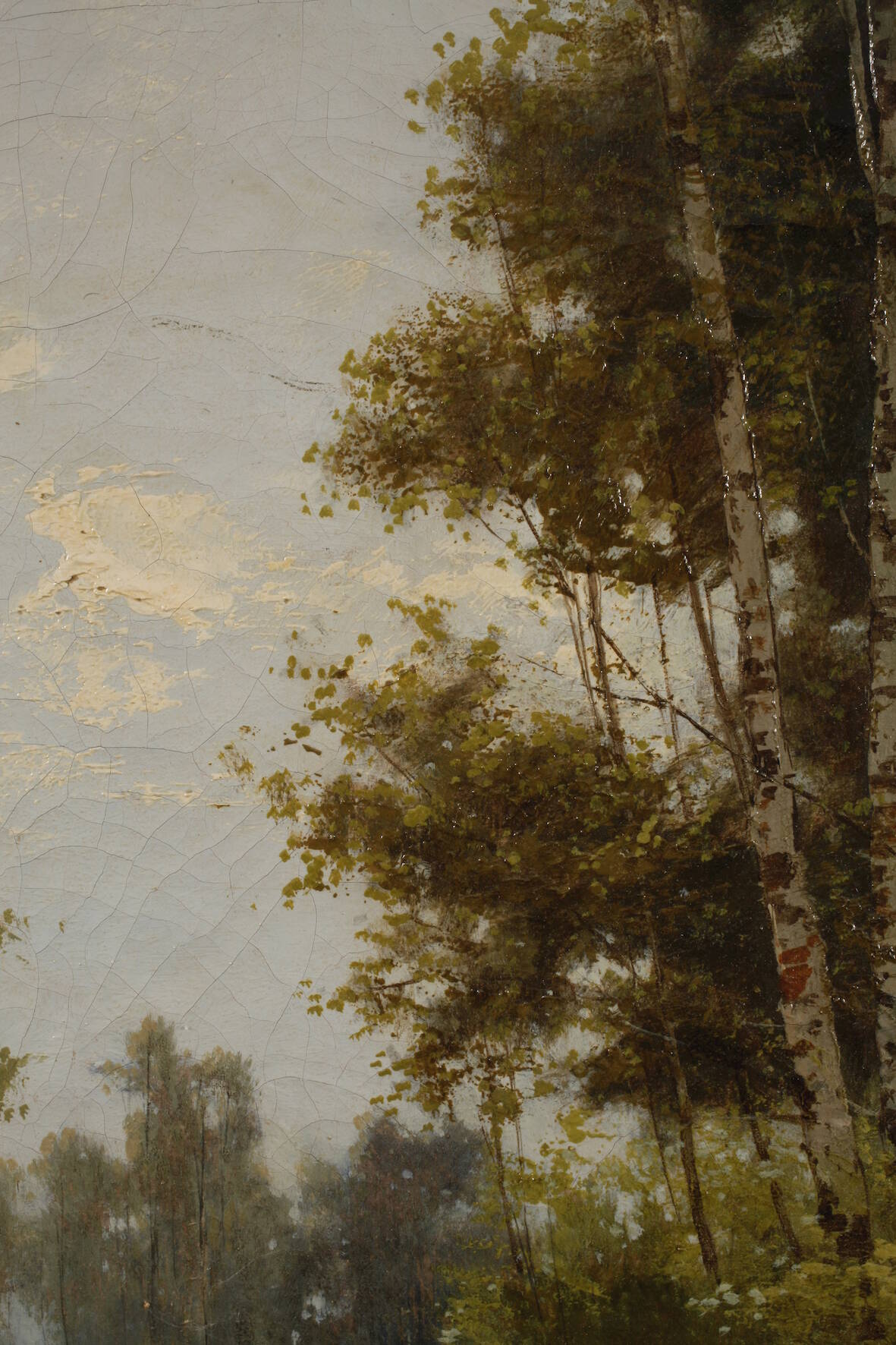 H. Eggert, Carriage in Forest Landscape - Image 5 of 9