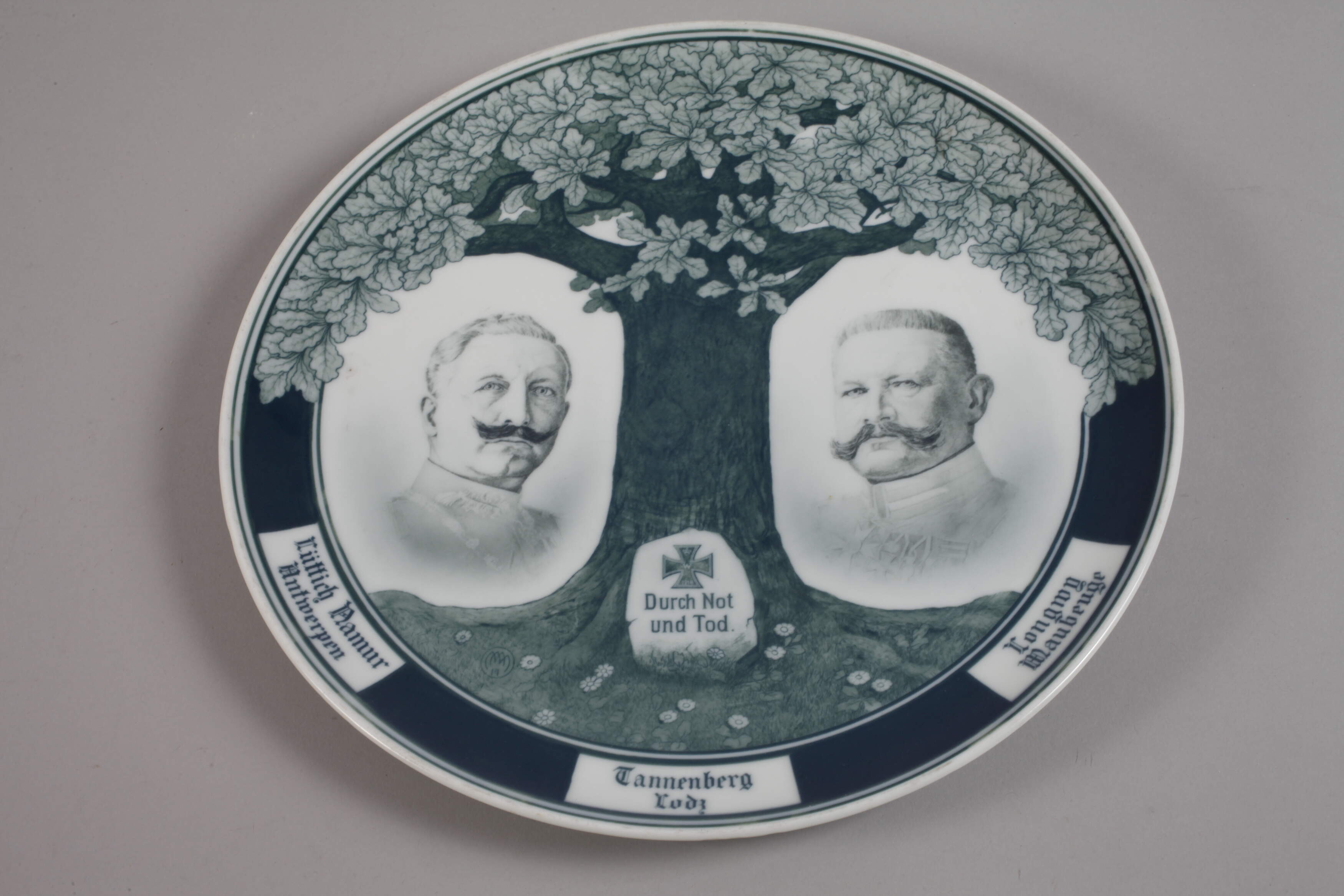 Patriotic wall plate "Durch Not und Tod" - Image 2 of 3