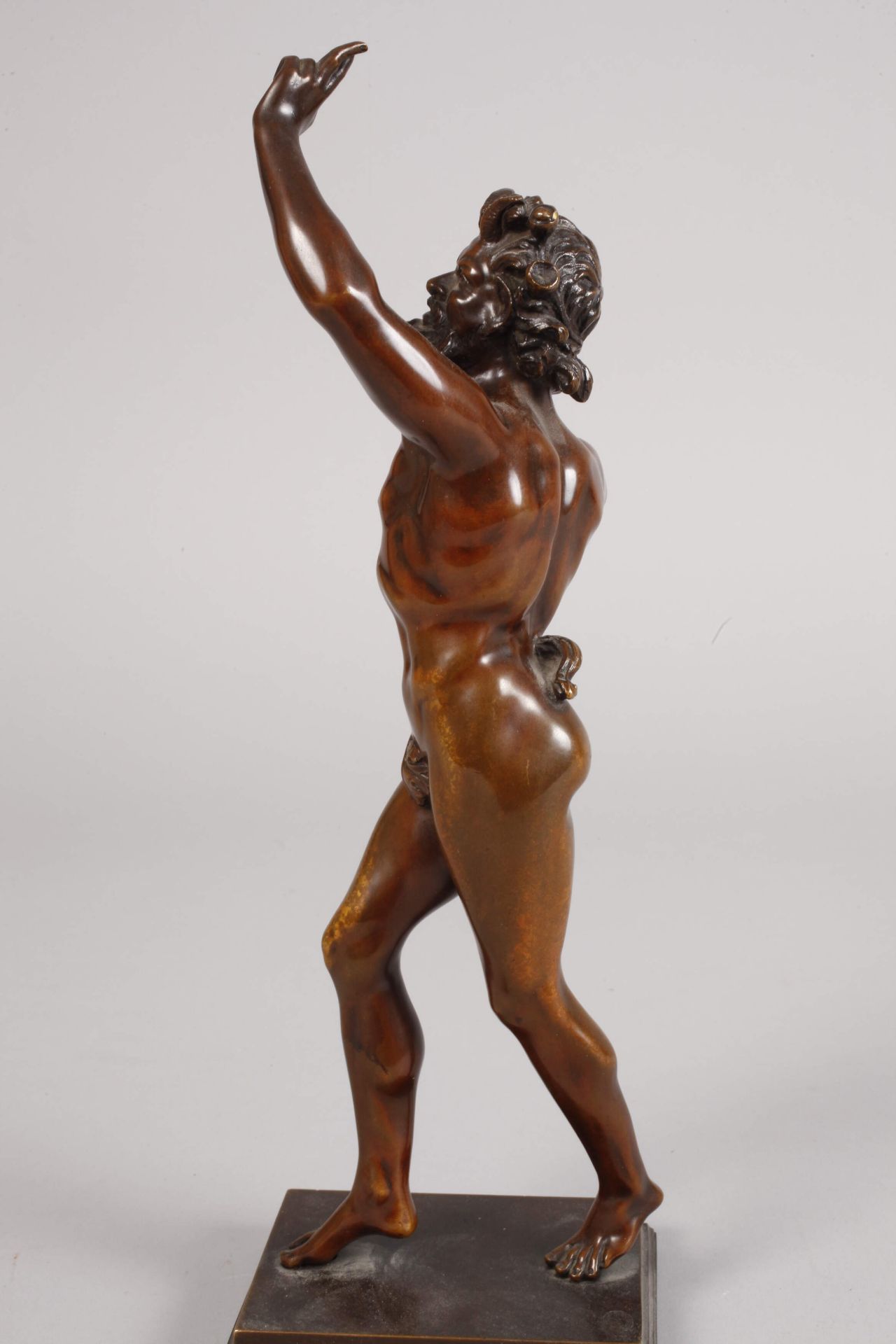 Antique reception Dancing Faun - Image 3 of 5