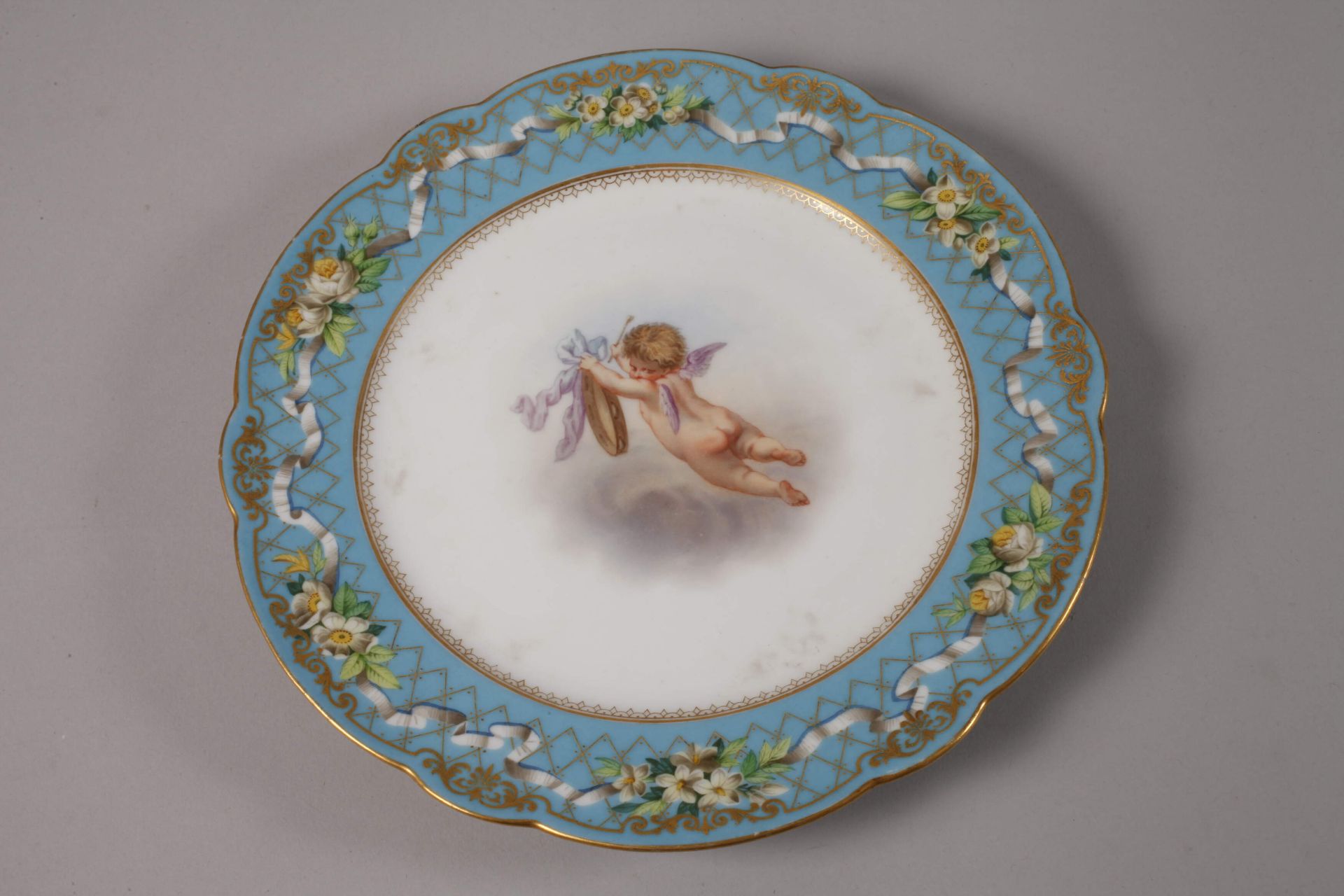 Russia six state plates with putti motif - Image 4 of 8