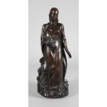 Bronzerelief Heilige Barbara