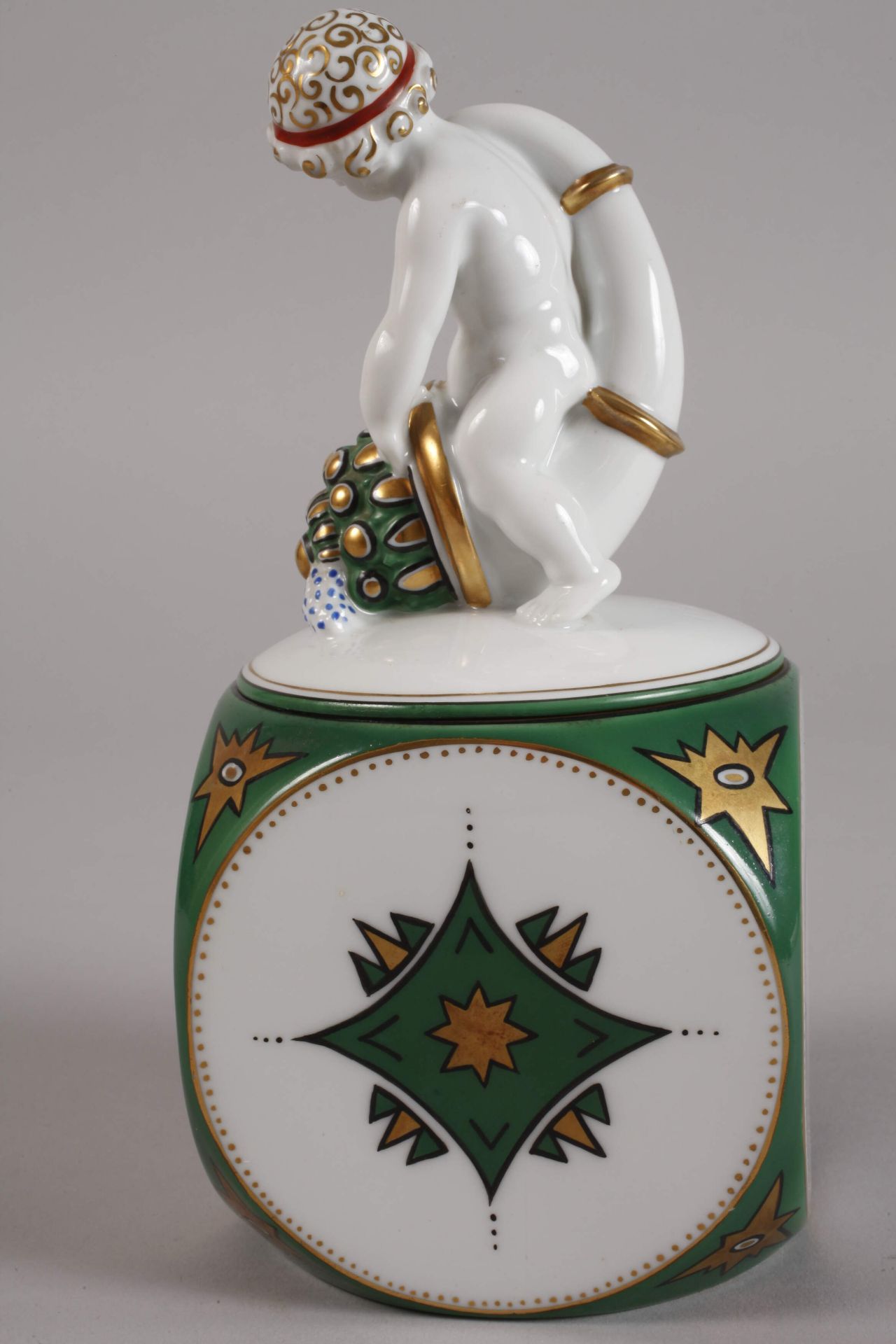 Fraureuth "Box with Putto and Cornucopia" - Image 3 of 5