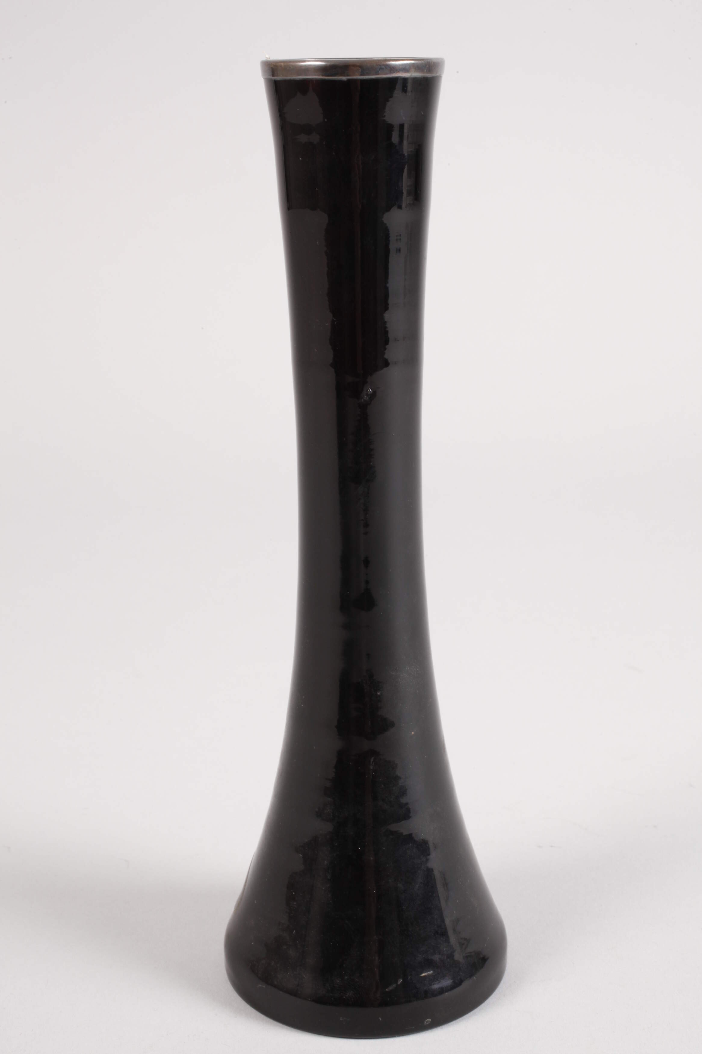 Silveroverlay vase - Image 4 of 4