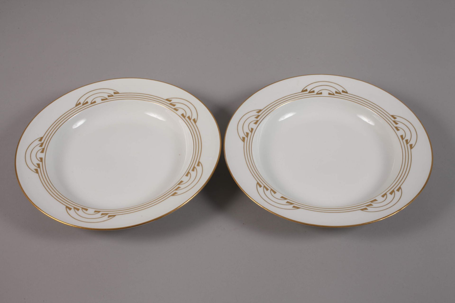 Meissen two soup plates from the "Bügelservice" - Image 2 of 3