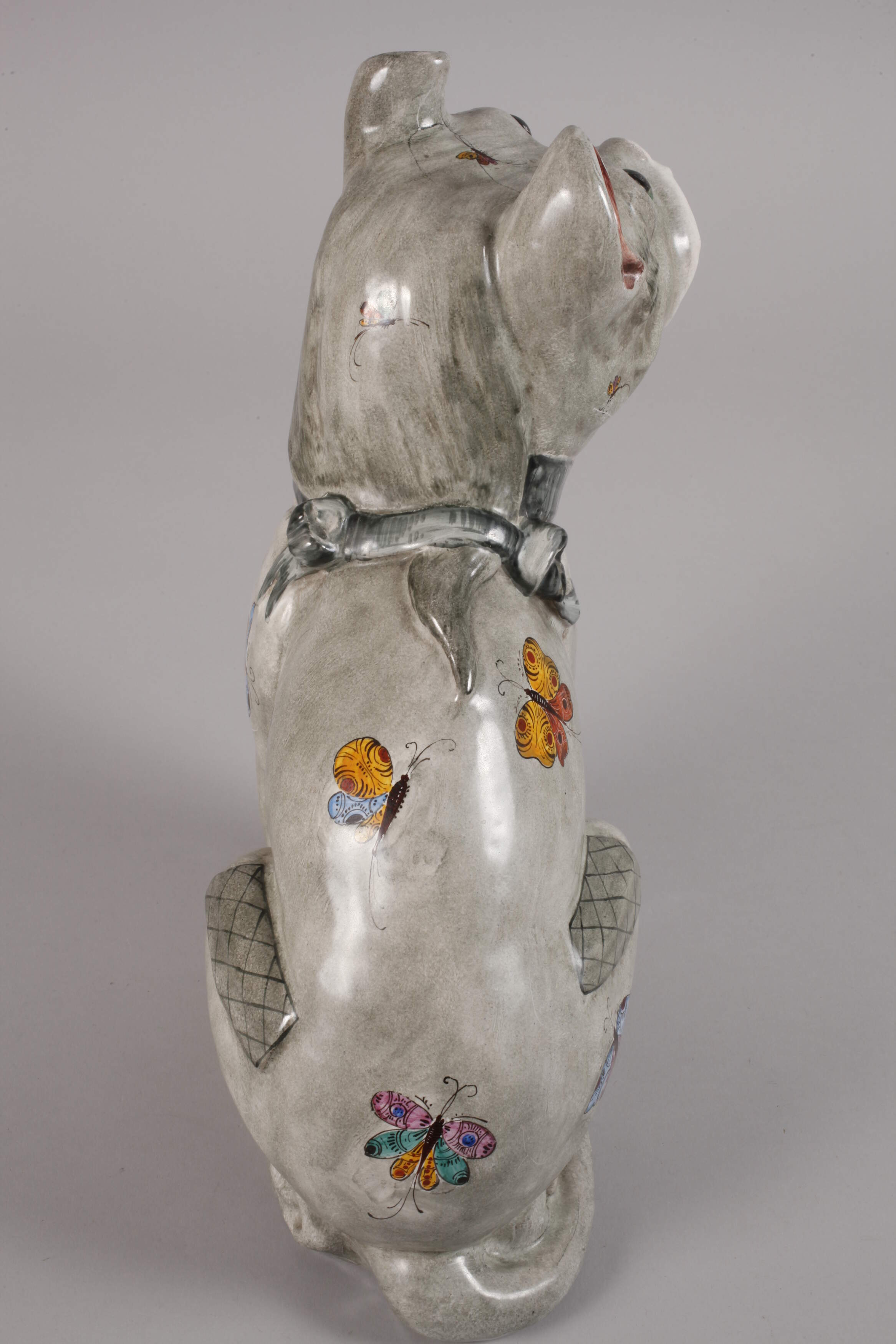 Émile Gallé large dog figurine - Image 4 of 7
