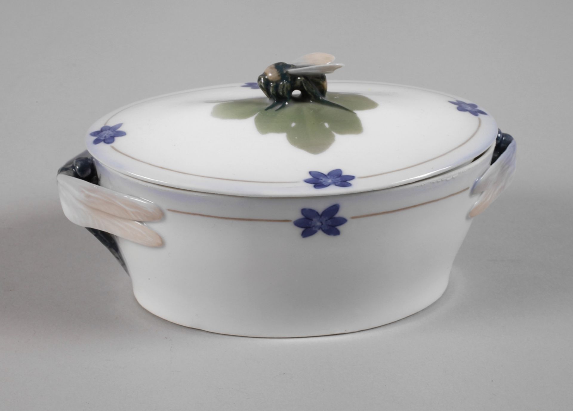 Copenhagen Lidded Box with Insect Handles
