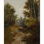 H. Eggert, Carriage in Forest Landscape