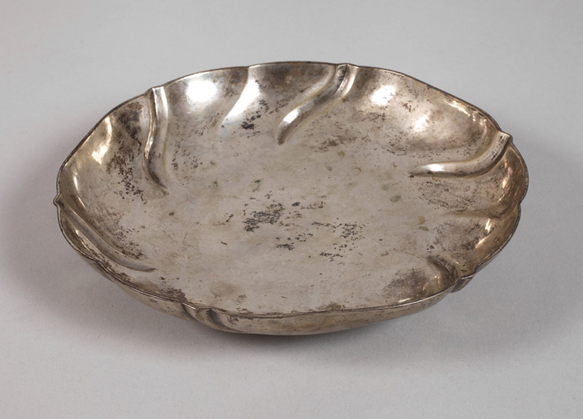 Baroque silver bowl