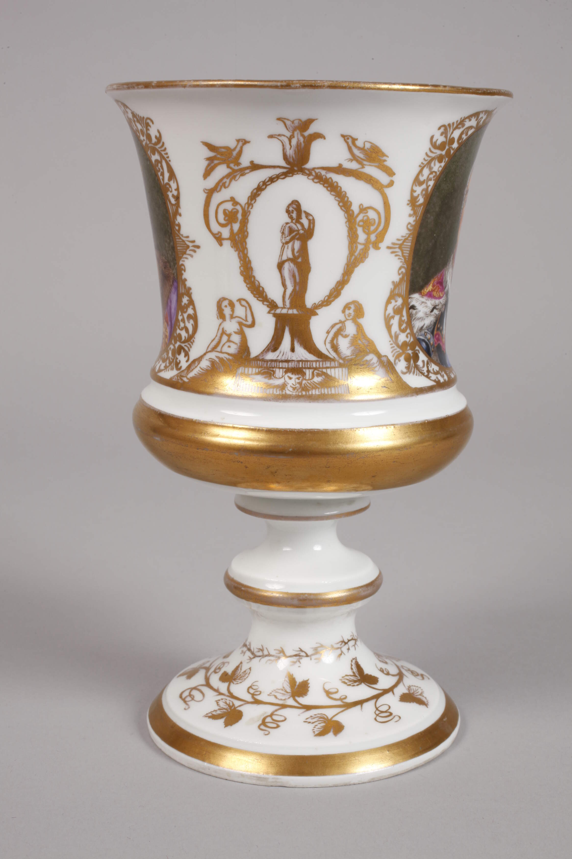 Meissen Lidded Goblet Portrait Electoral Couple - Image 3 of 6