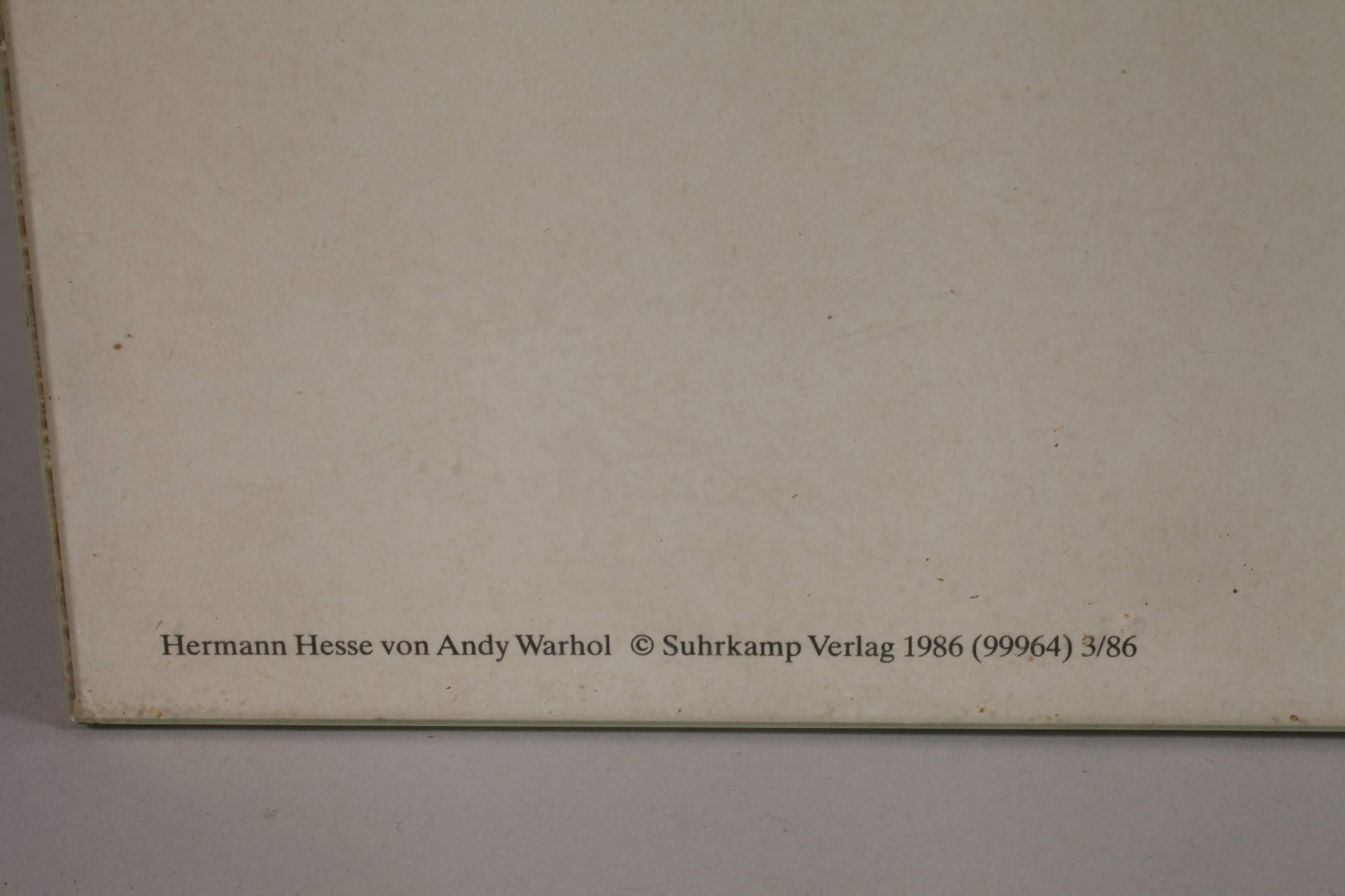nach Andy Warhol, "Hermann Hesse" - Bild 3 aus 3