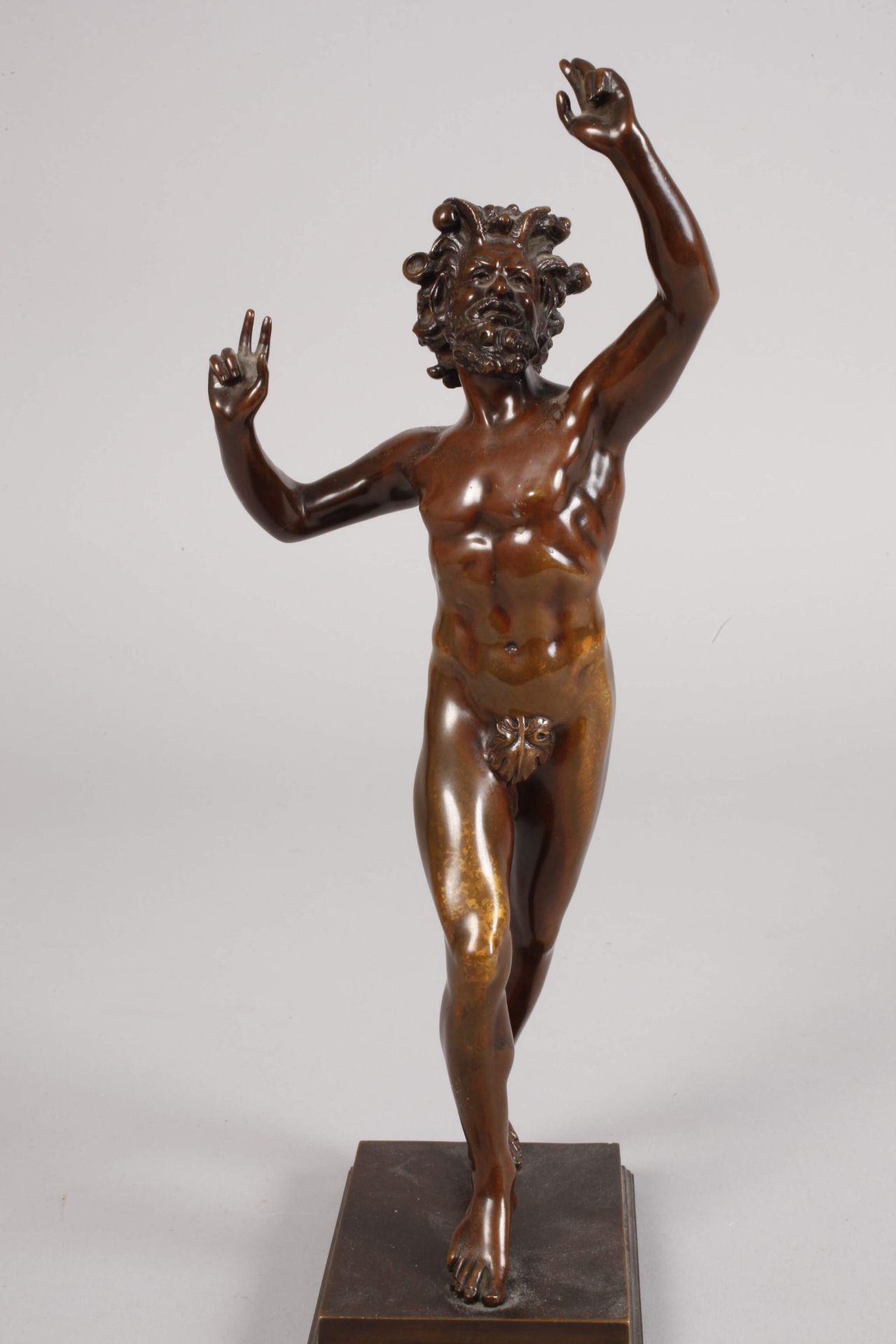 Antique reception Dancing Faun - Image 2 of 5