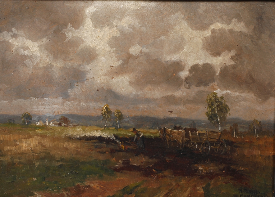 Karl Rohrhirsch, Farmer working in the Field