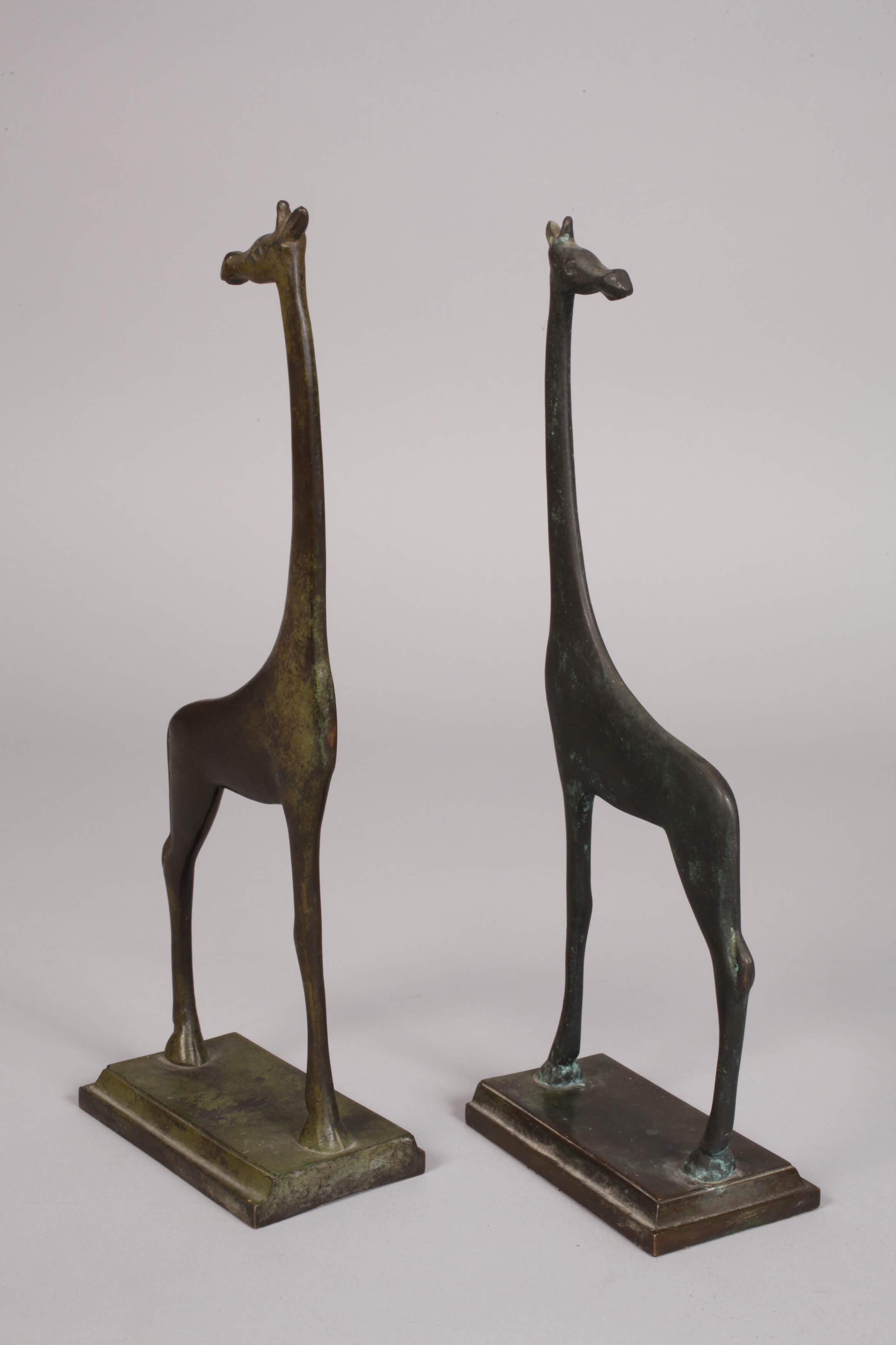 Pair of bookends as giraffes Art Deco - Image 2 of 4