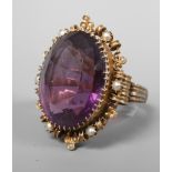 Damenring mit Amethyst