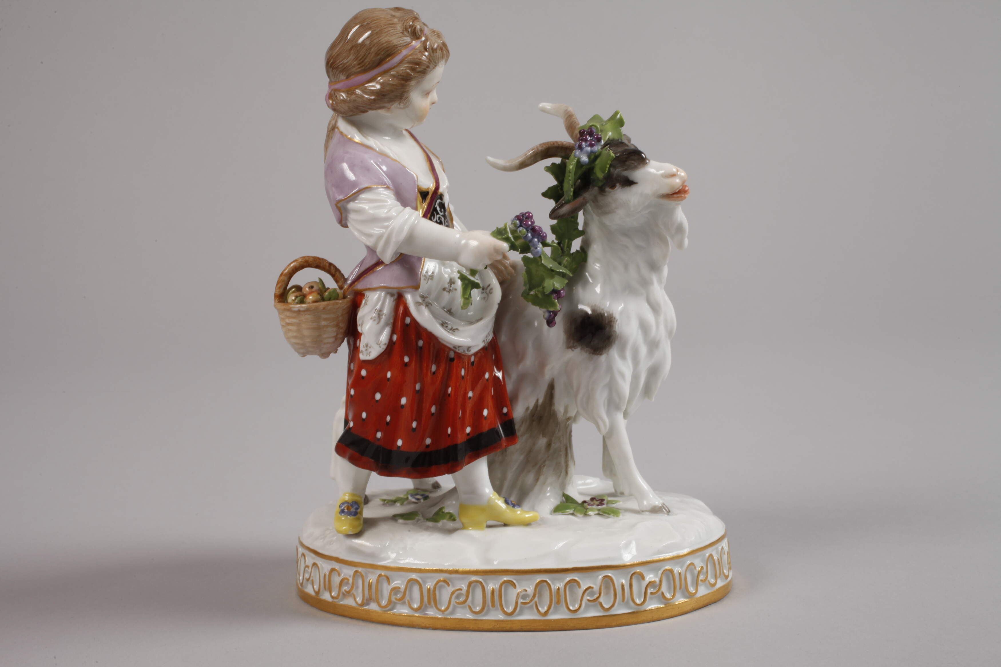 Meissen "Girl with Billy Goat" - Image 2 of 4