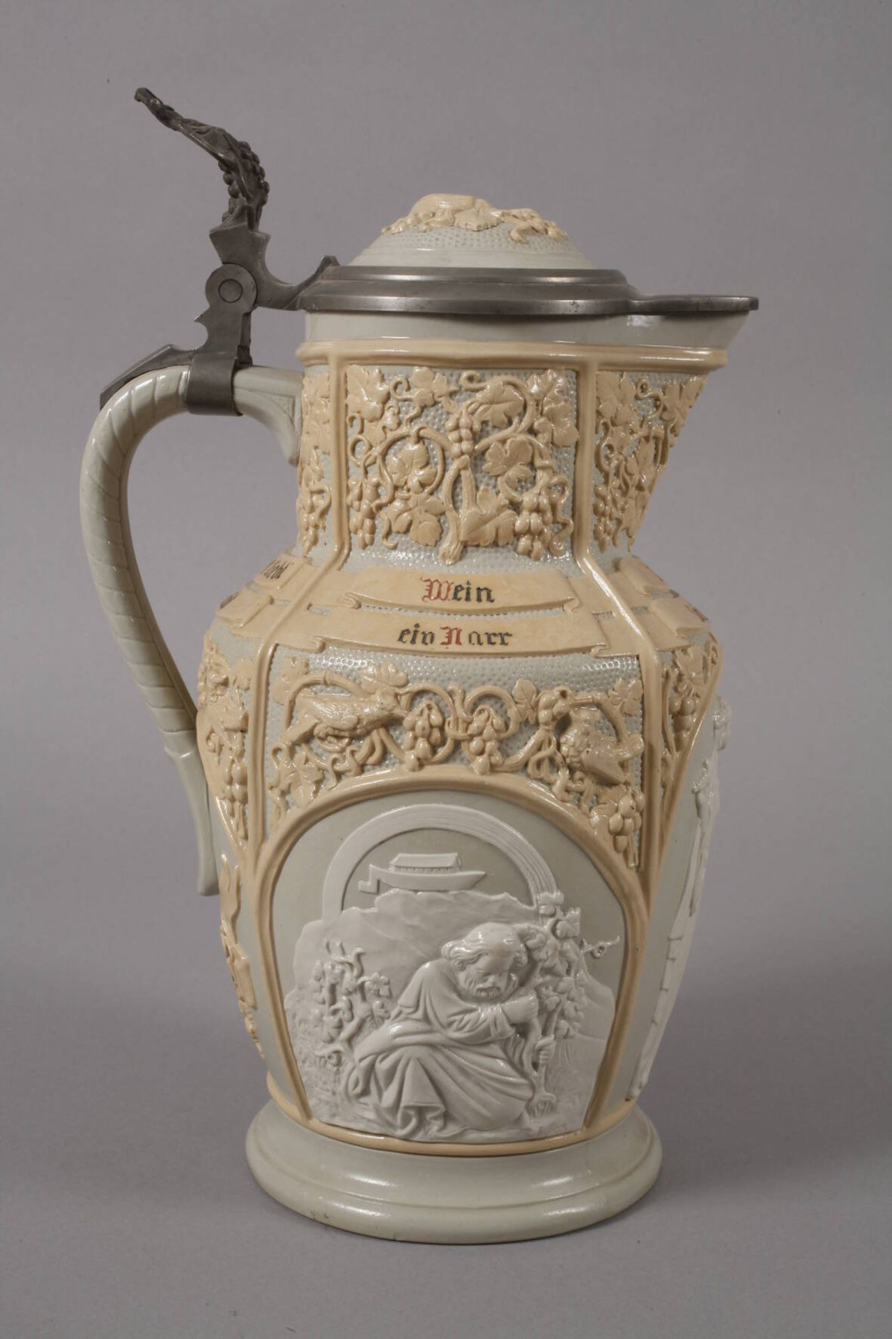 Villeroy & Boch Mettlach Wine Jug Historism - Image 2 of 8