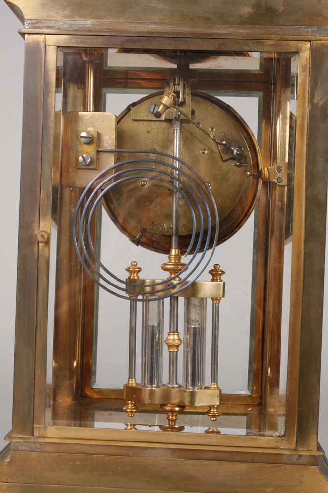 Portal clock with mercury pendulum - Image 4 of 4