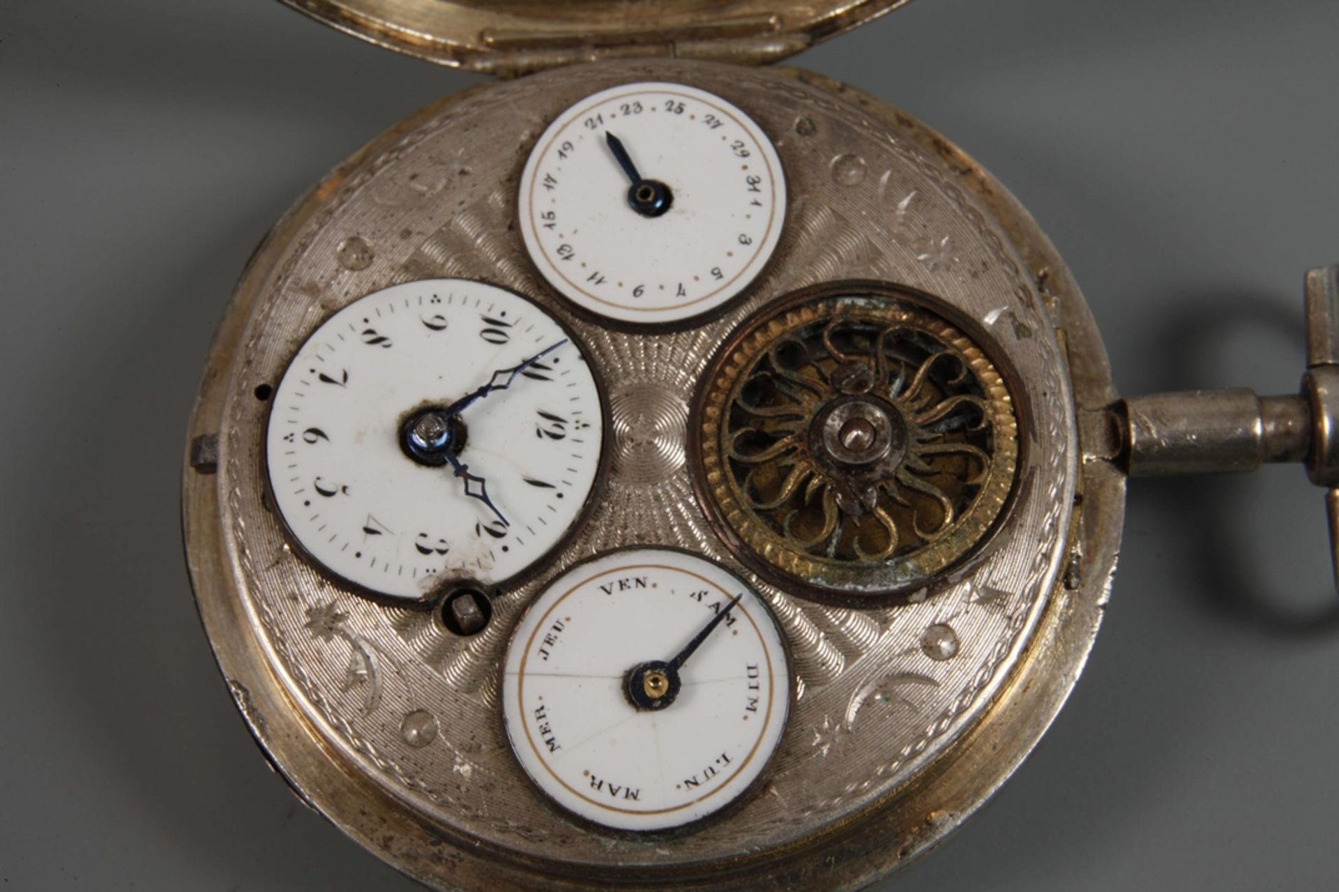 Pocket watch with calendar - Image 2 of 5