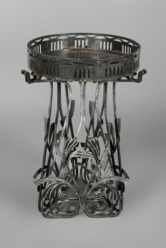 Wrought iron flower stand