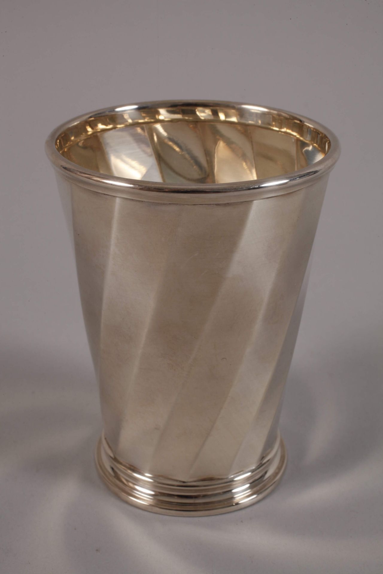 Silver tray with cups Italy - Image 4 of 5
