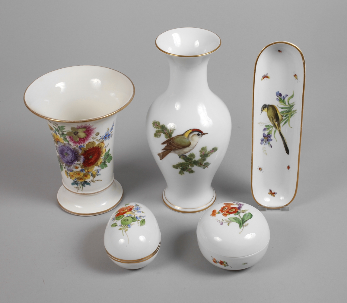 Meissen convolute ornamental porcelain