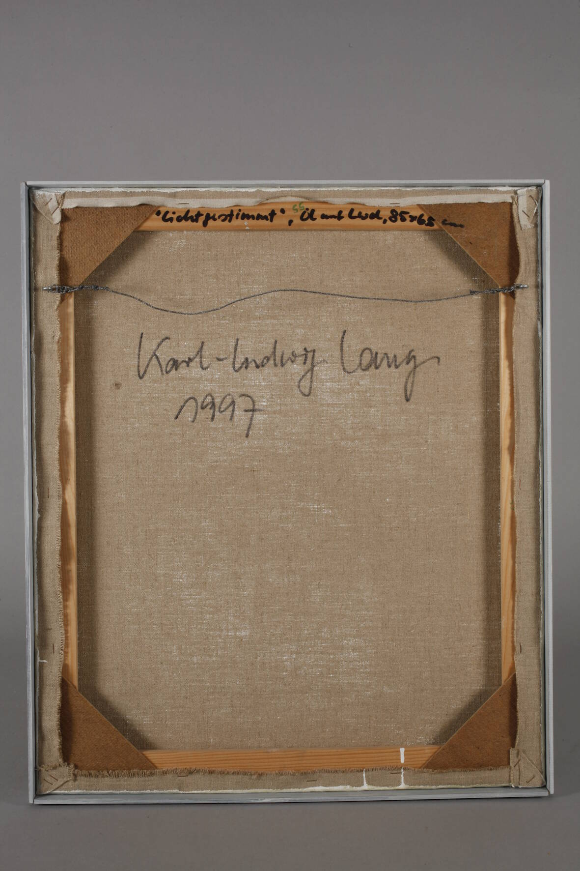 Karl-Ludwig Lange, Two paintings - Image 4 of 5
