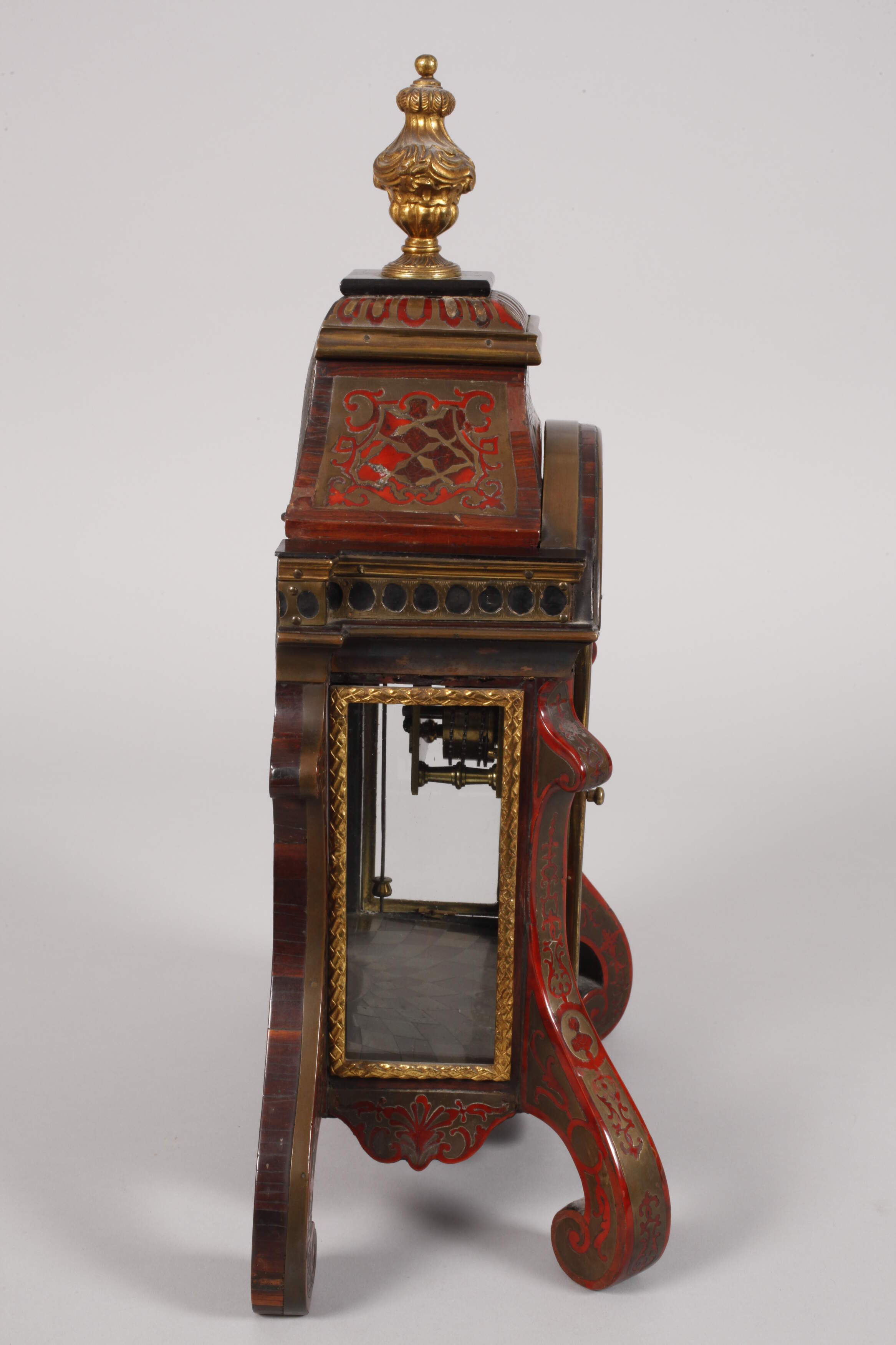 Baroque Boullé table clock - Image 5 of 8