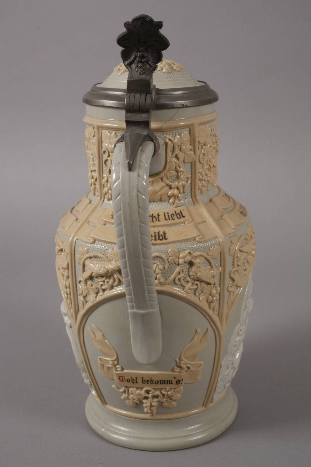 Villeroy & Boch Mettlach Wine Jug Historism - Image 5 of 8