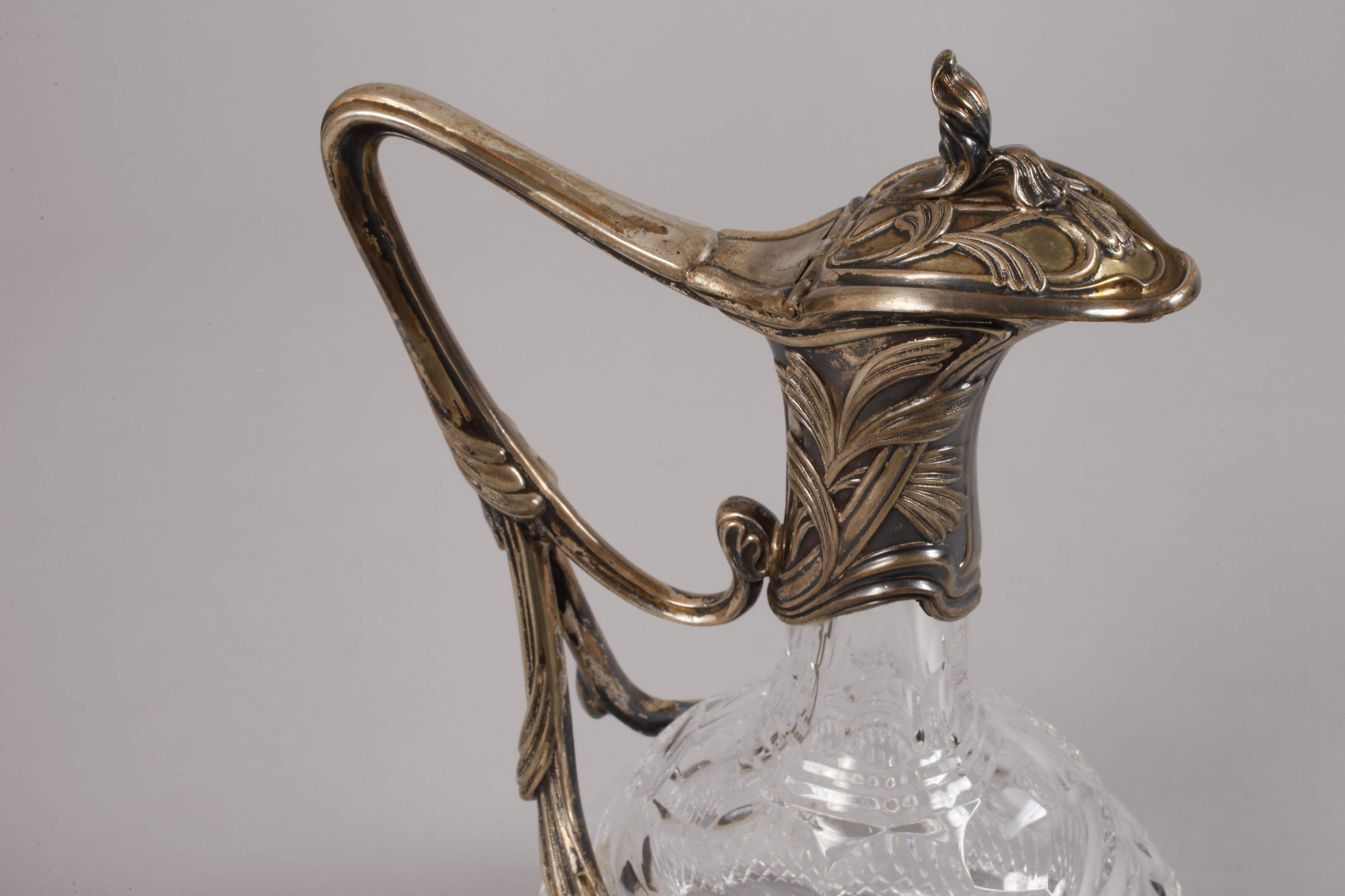 Carafe with silver mount - Image 2 of 3