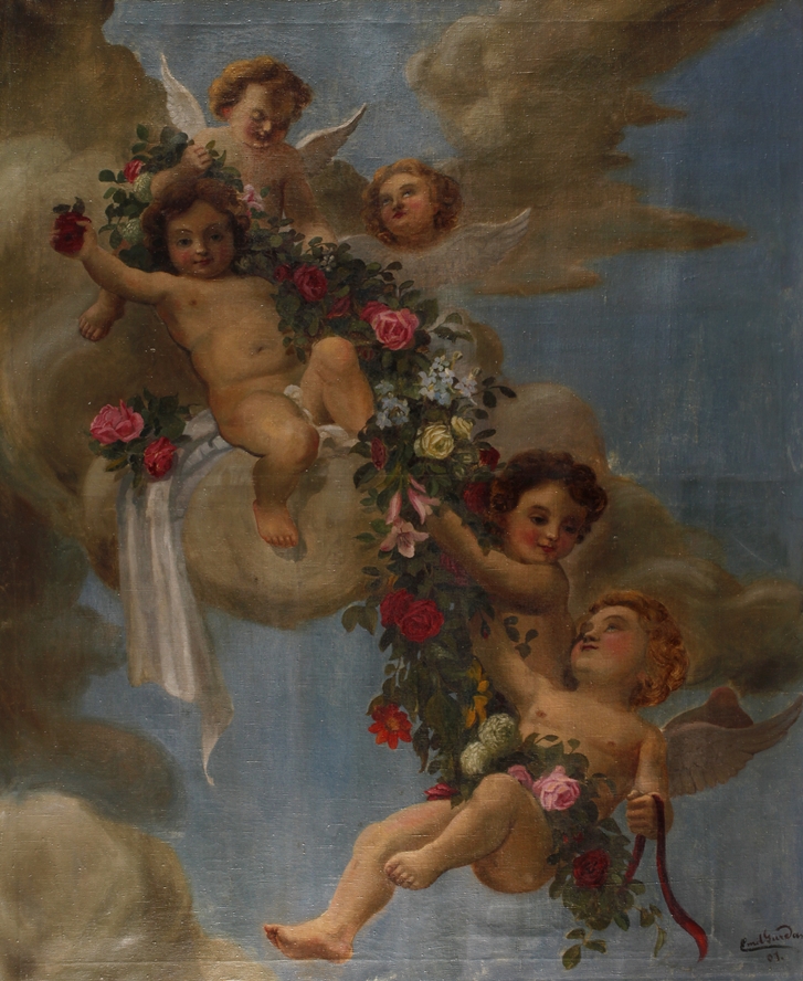 Emil Gurdan, Putti in the Clouds