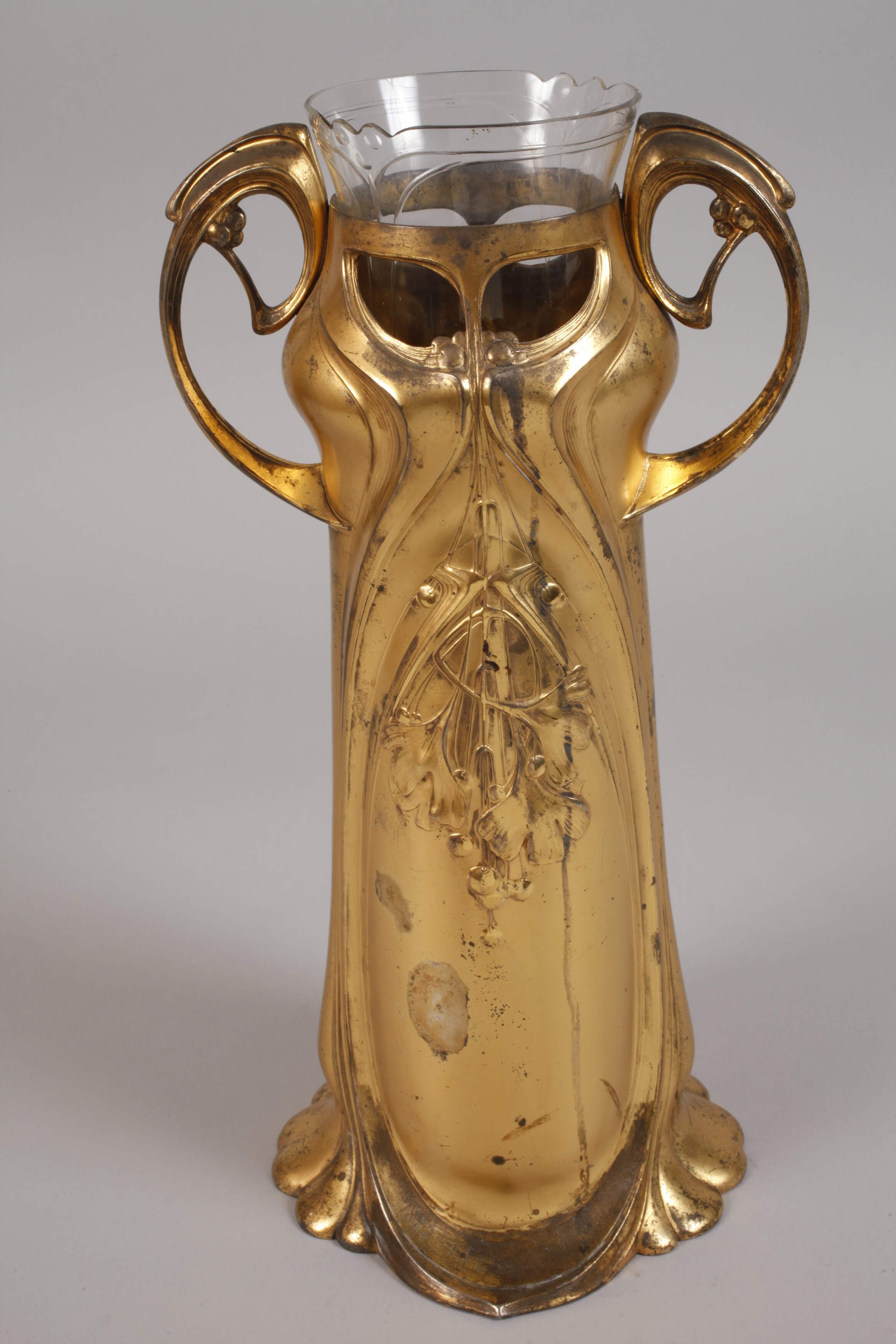 Large Art Nouveau vase Nuremberg - Image 3 of 4