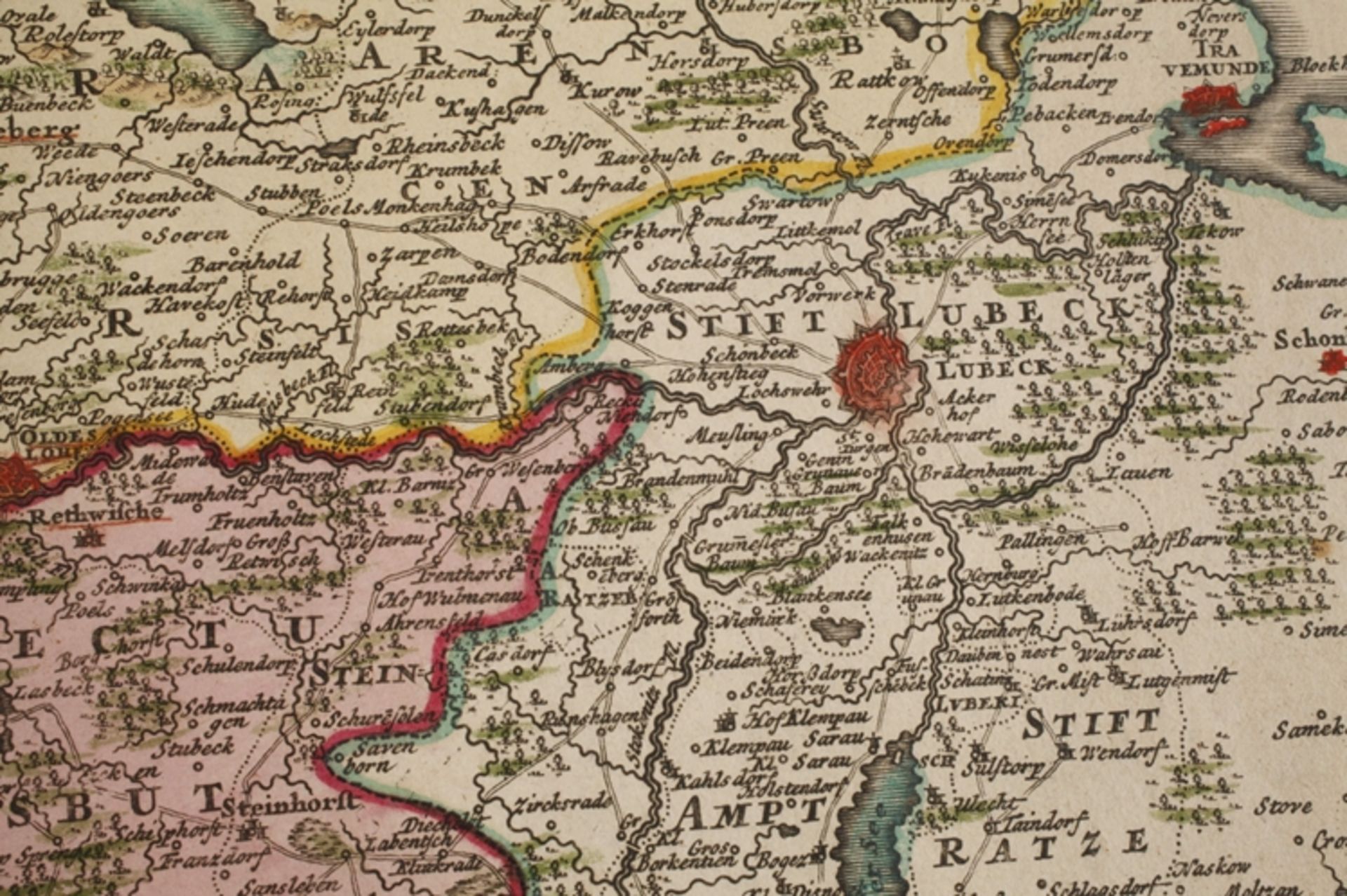 Johann Baptist Homann, Map of Northern Germany - Image 4 of 5