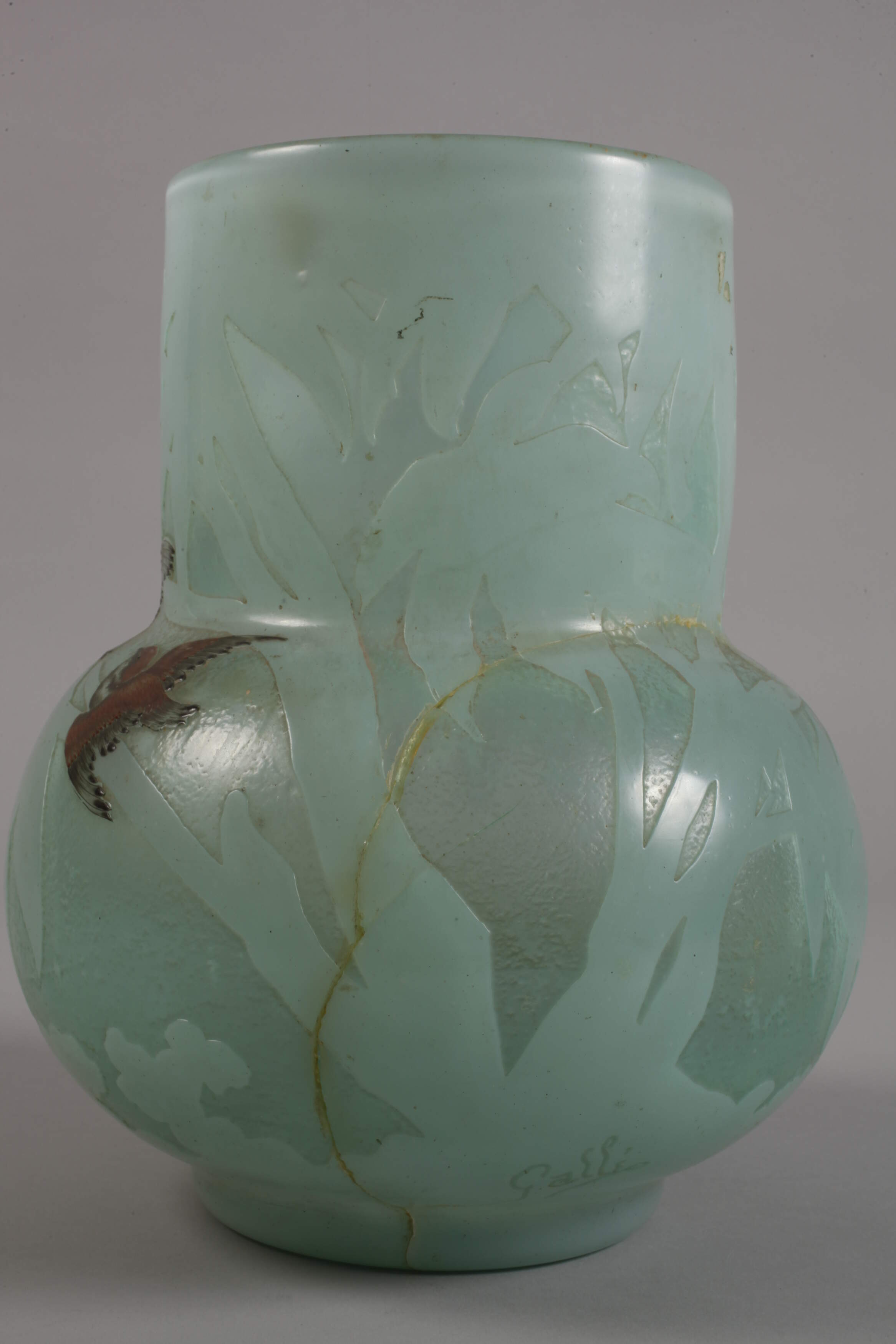 Émile Gallé vase "Menschen seiner Gnade" - Image 3 of 11