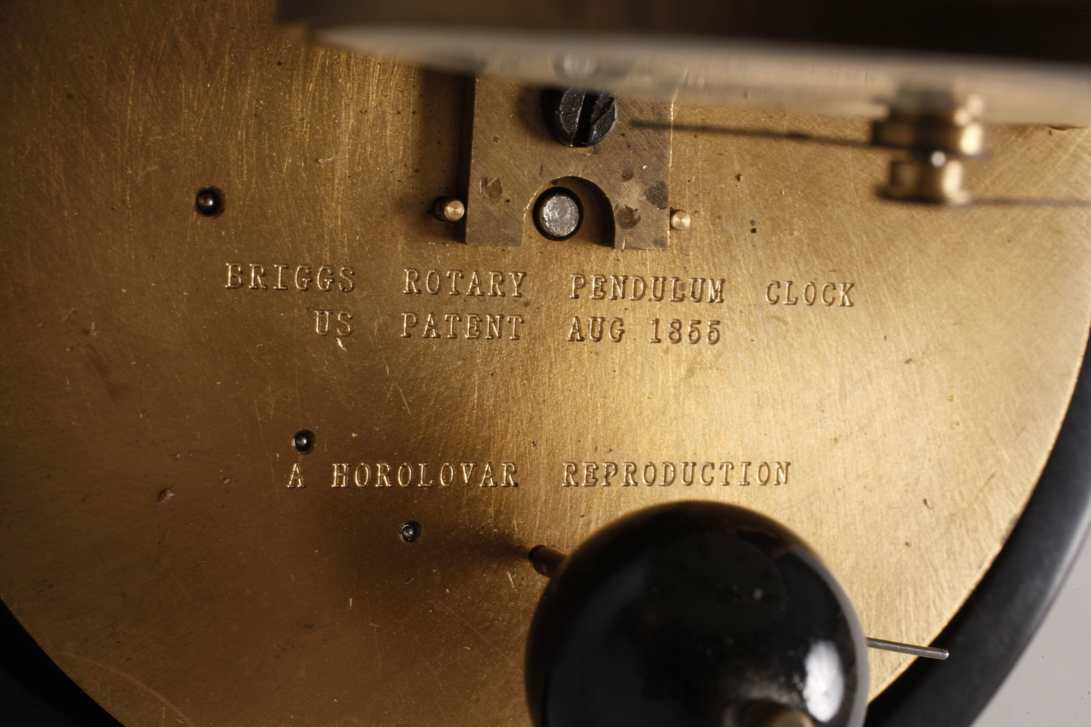 Briggs Rotary Pendulum Clock  - Image 6 of 6