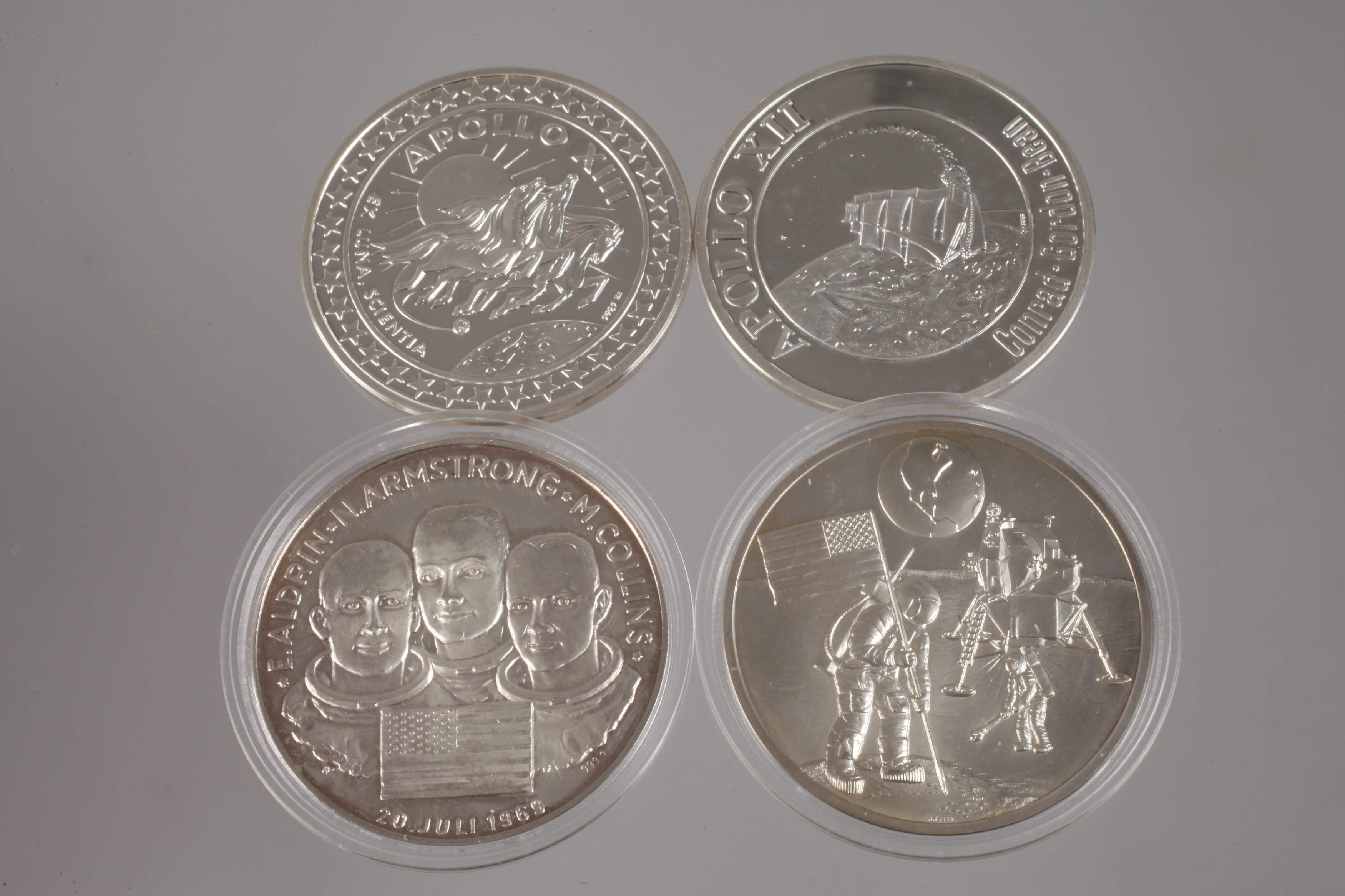 Four Silver Medals Space Flight - Image 3 of 3