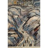 Albert Schwarz, "Halden im Winter"