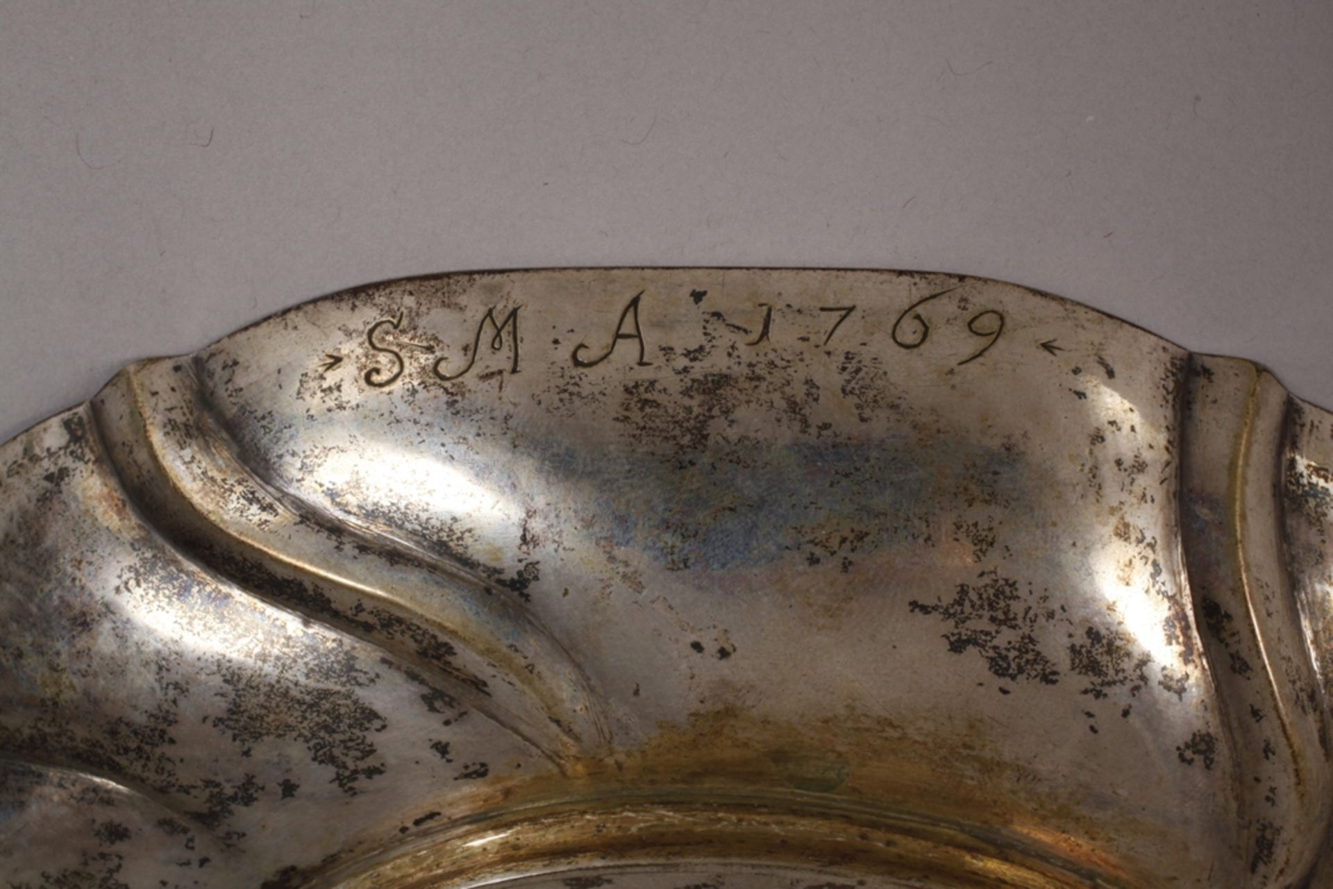 Baroque silver bowl - Image 5 of 5