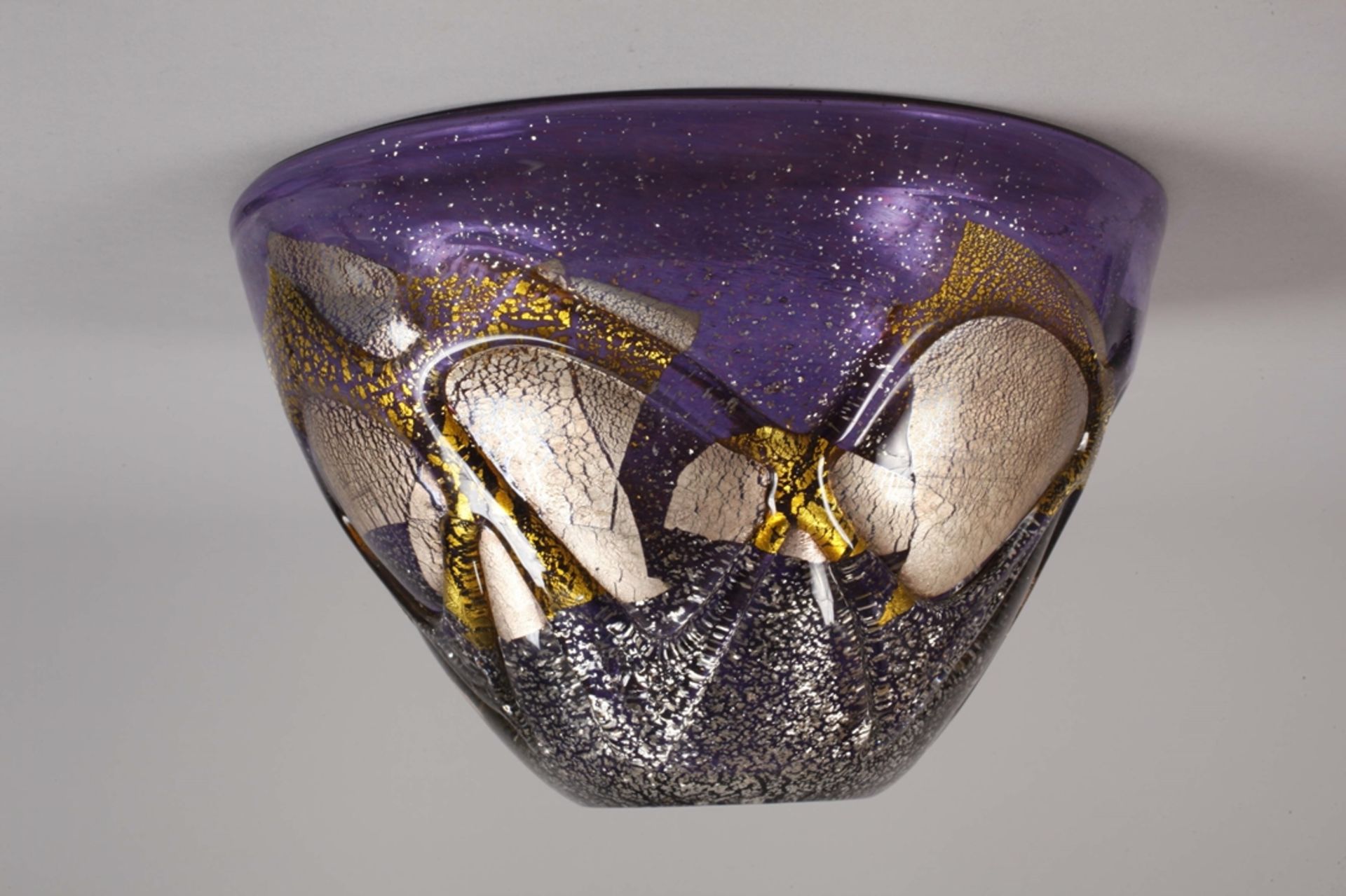 Mihai Topescu bowl studio glass - Image 3 of 5