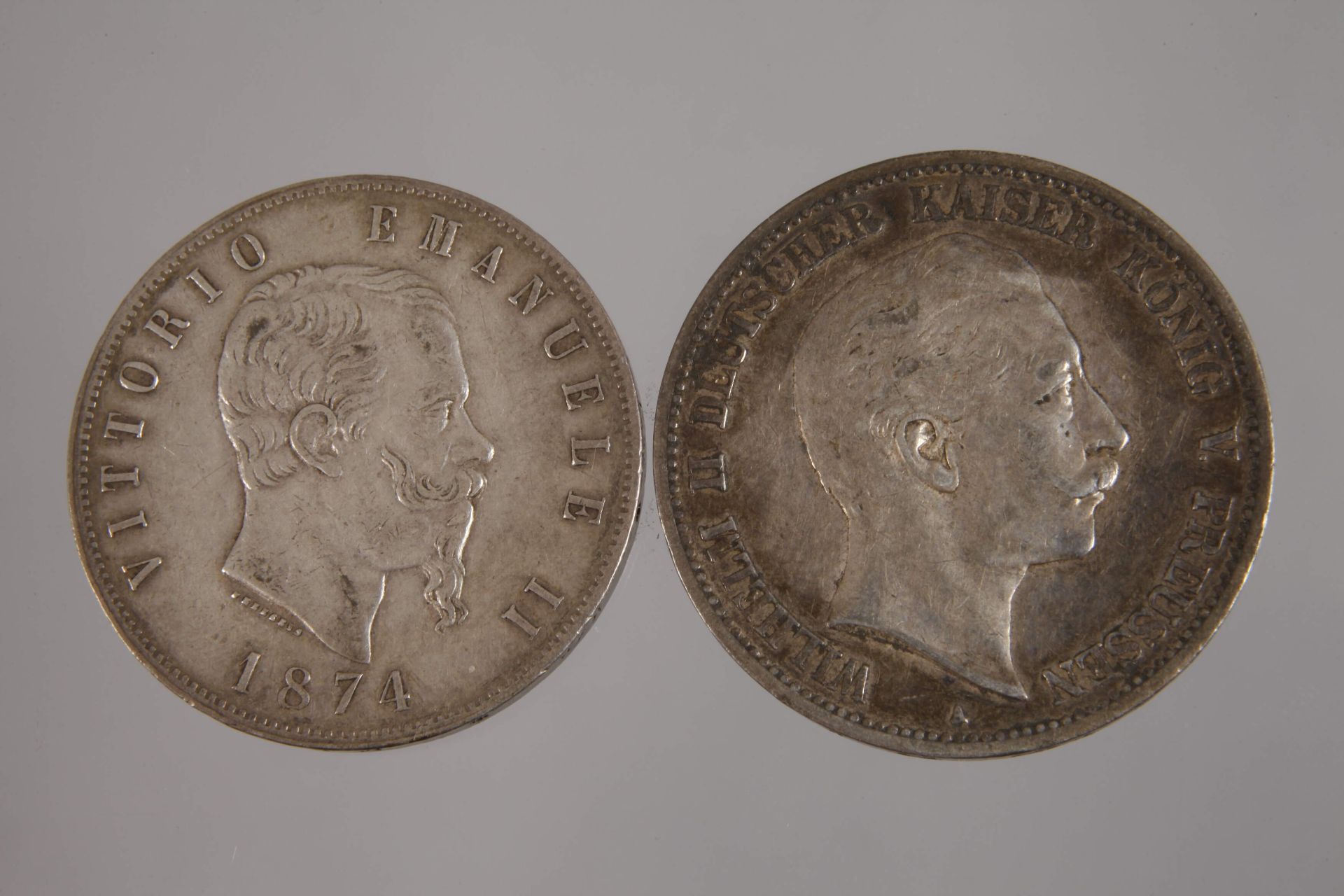 Two silver coins - Image 2 of 3