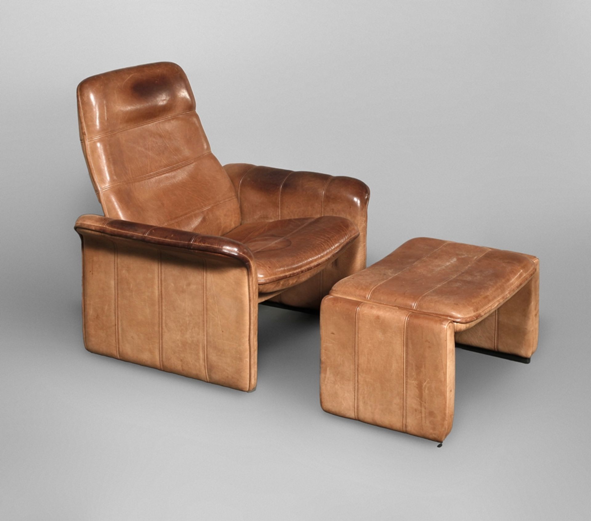 De Sede armchair and ottoman DS50