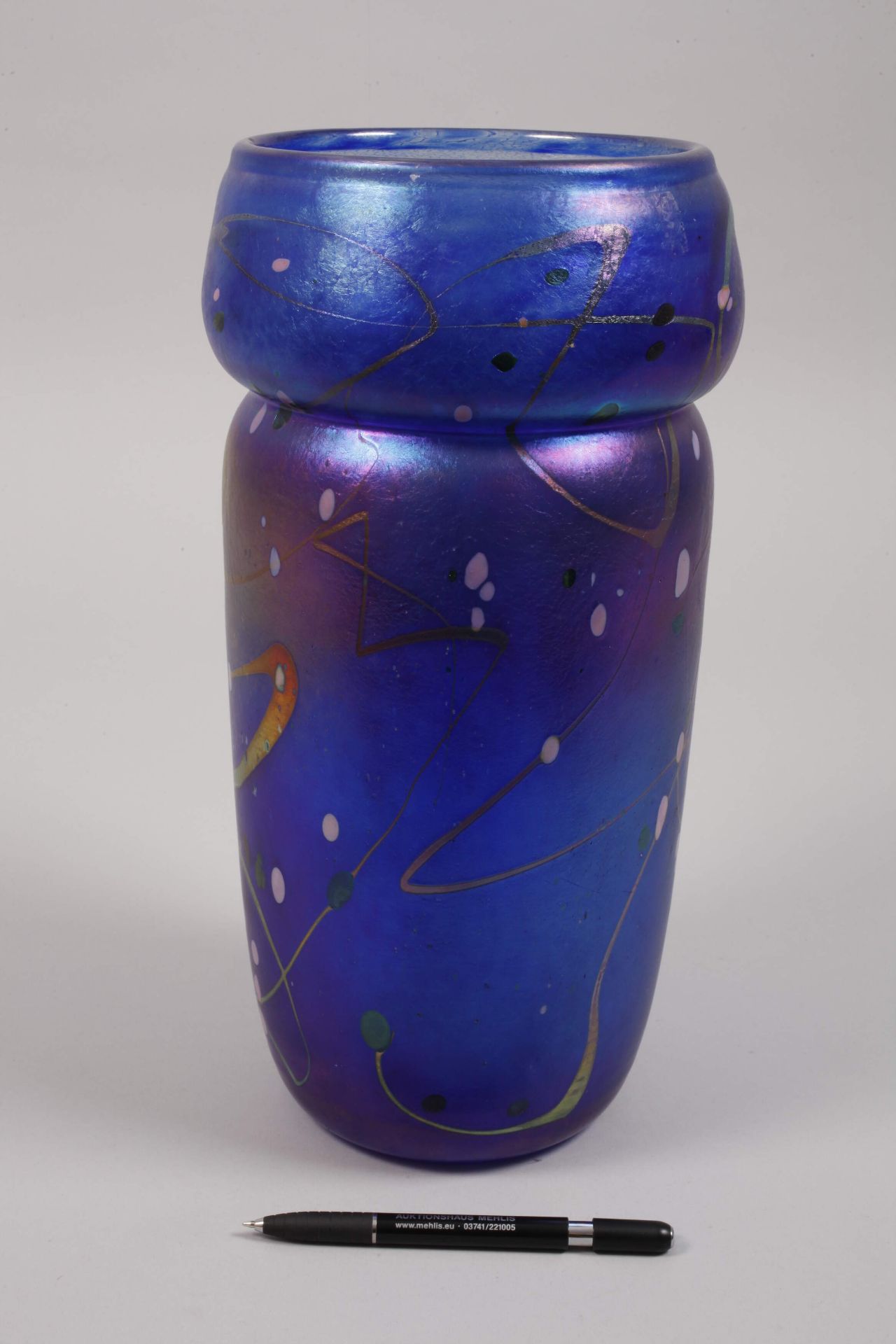 Large vase of studio glass - Image 2 of 5