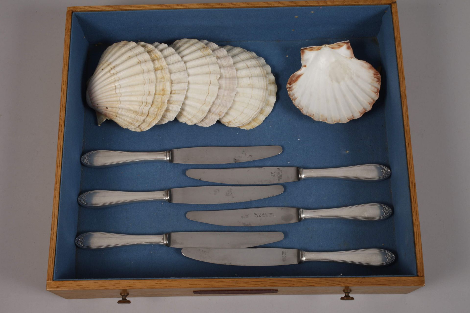 Large cutlery set acanthus decor - Image 8 of 12