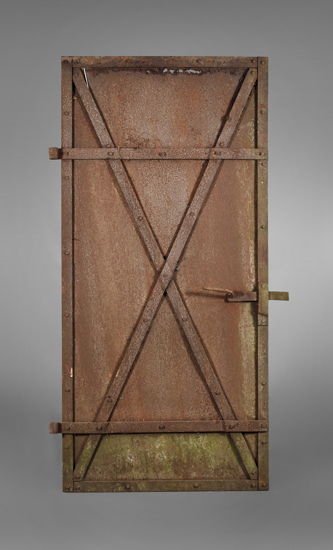 Large iron door