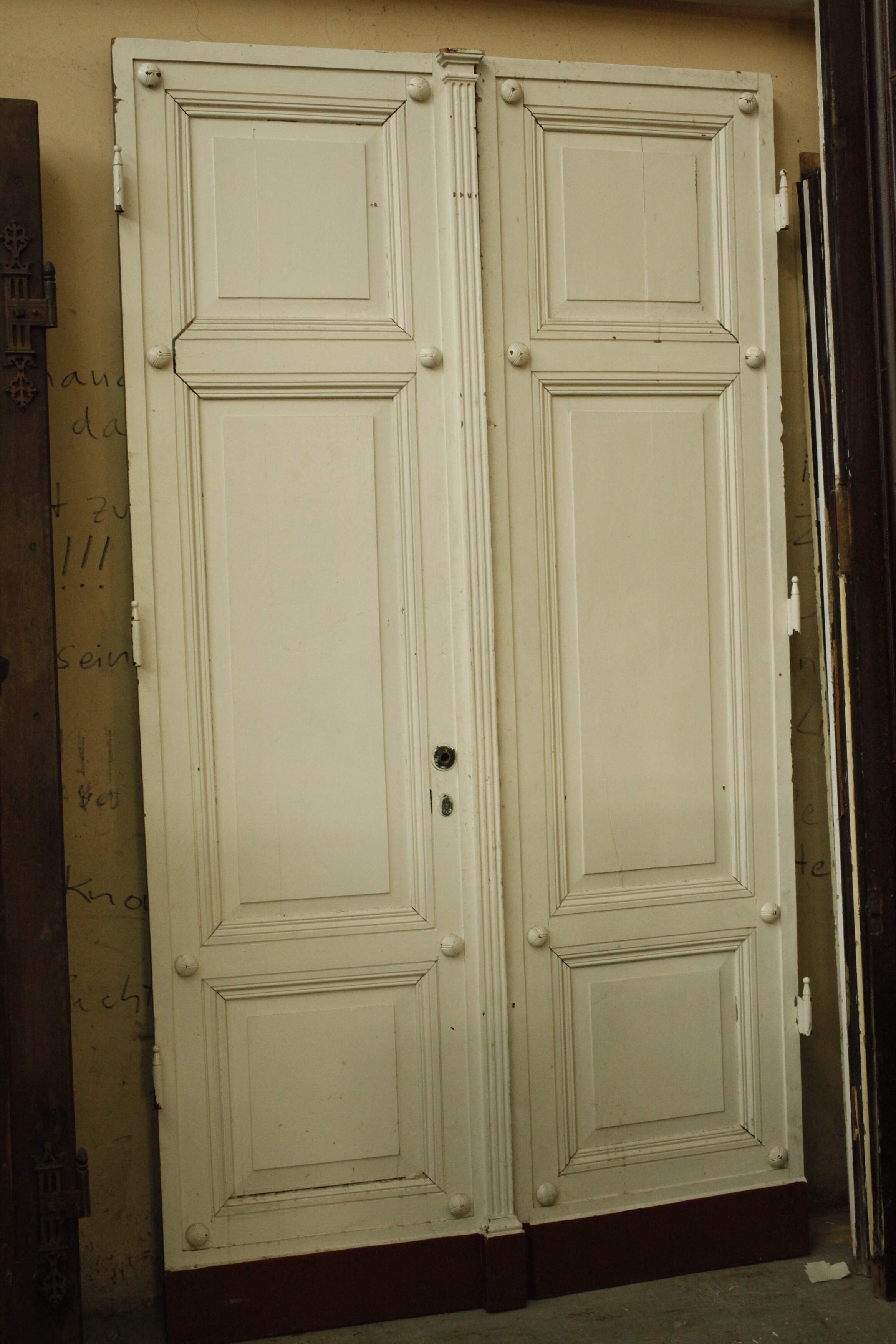 Pair of Historicist salon doors - Image 2 of 15