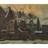 Otto Lang-Wollin, "Alte Stadt am Wasser"