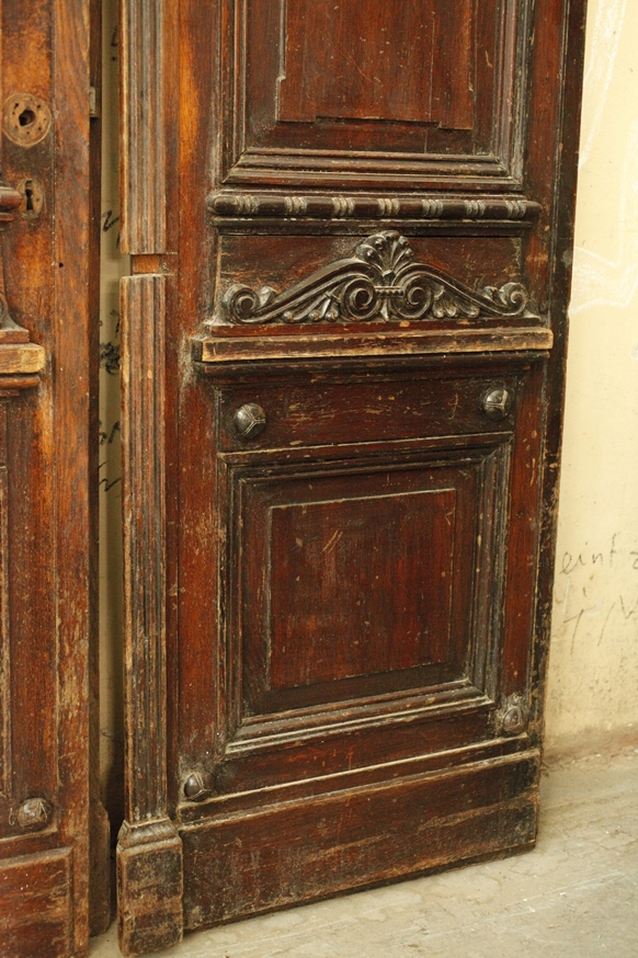 Pair of Historicist salon doors - Image 10 of 15