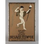 Plakatentwurf für Breslauer Festwoche 1911