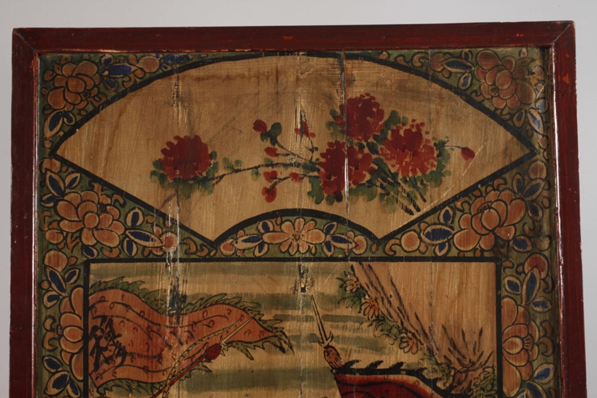 Wall panel with battle scene - Image 2 of 5